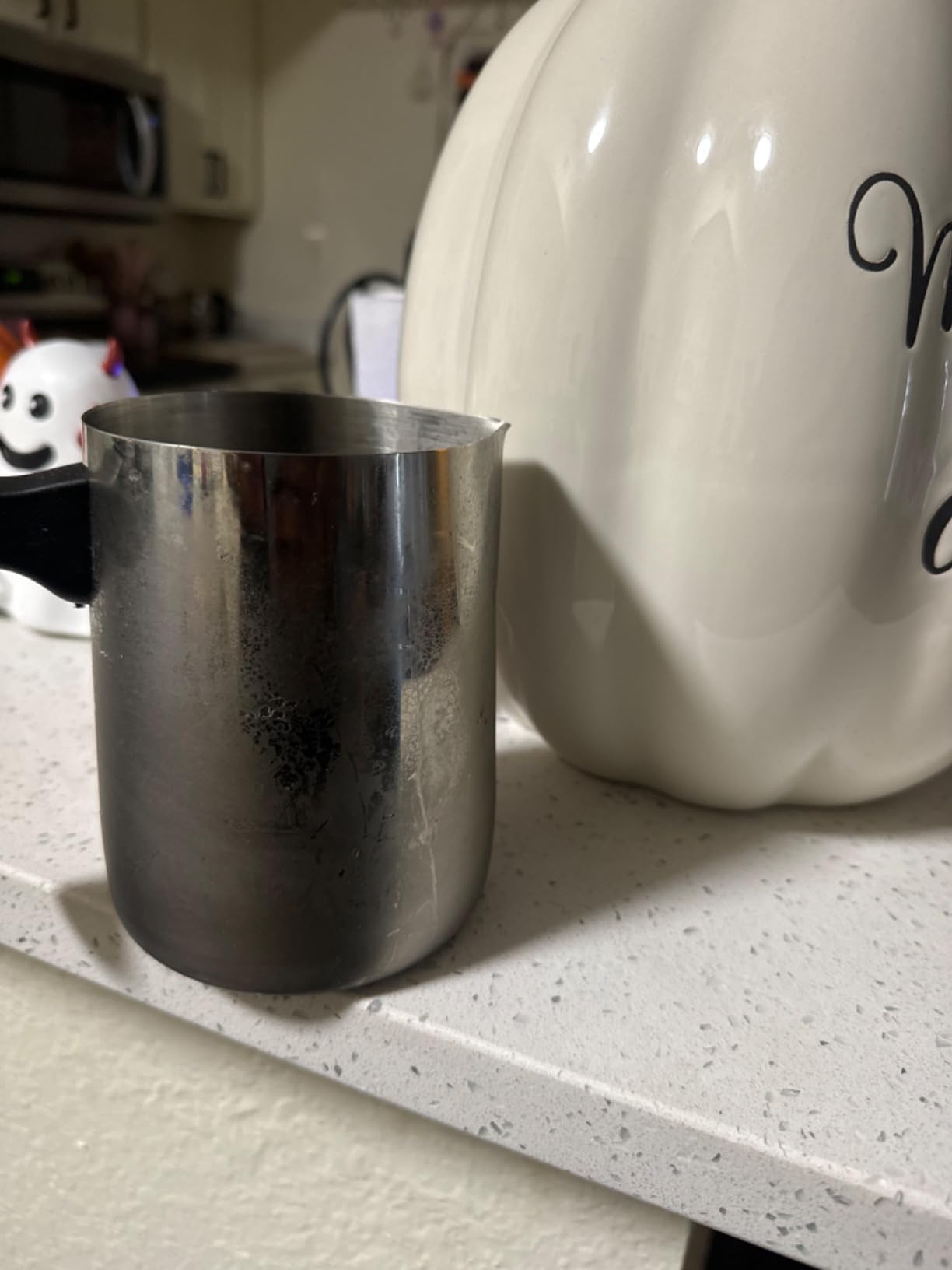 Candle Making Pouring Pot, 32oz Stainless Steel Wax Melting Pot | Double Boiler Candle Making Pitcher, Wax Pouring Pot with Heat-Resistant Handle and Dripless Pouring Spout Design customer photo 2