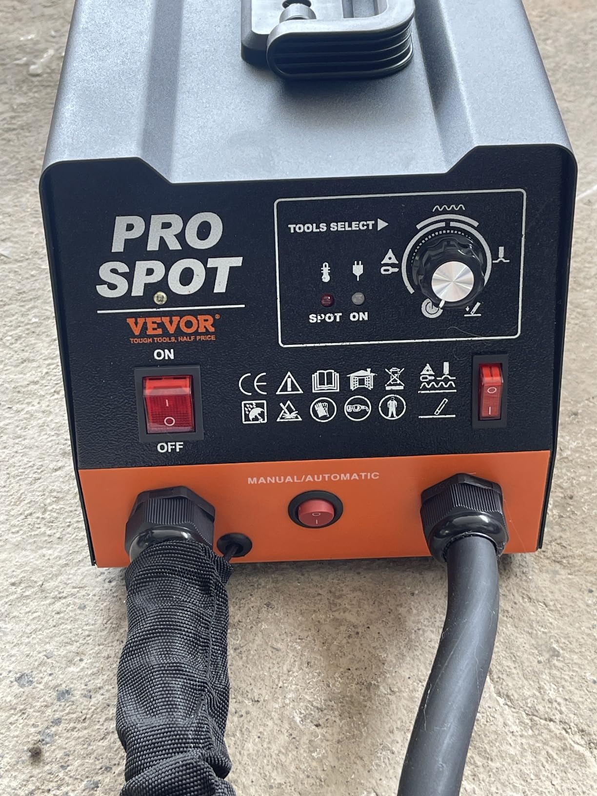 VEVOR Stud Welder Dent Repair Kit, 3KW Spot Welder Dent Puller with 6 Welding Modes, Auto Body Spot Welding Dent Puller Machine & 16 Types of Welding Accessories for Car, Truck, Motorcycle Dent Repair customer photo 1