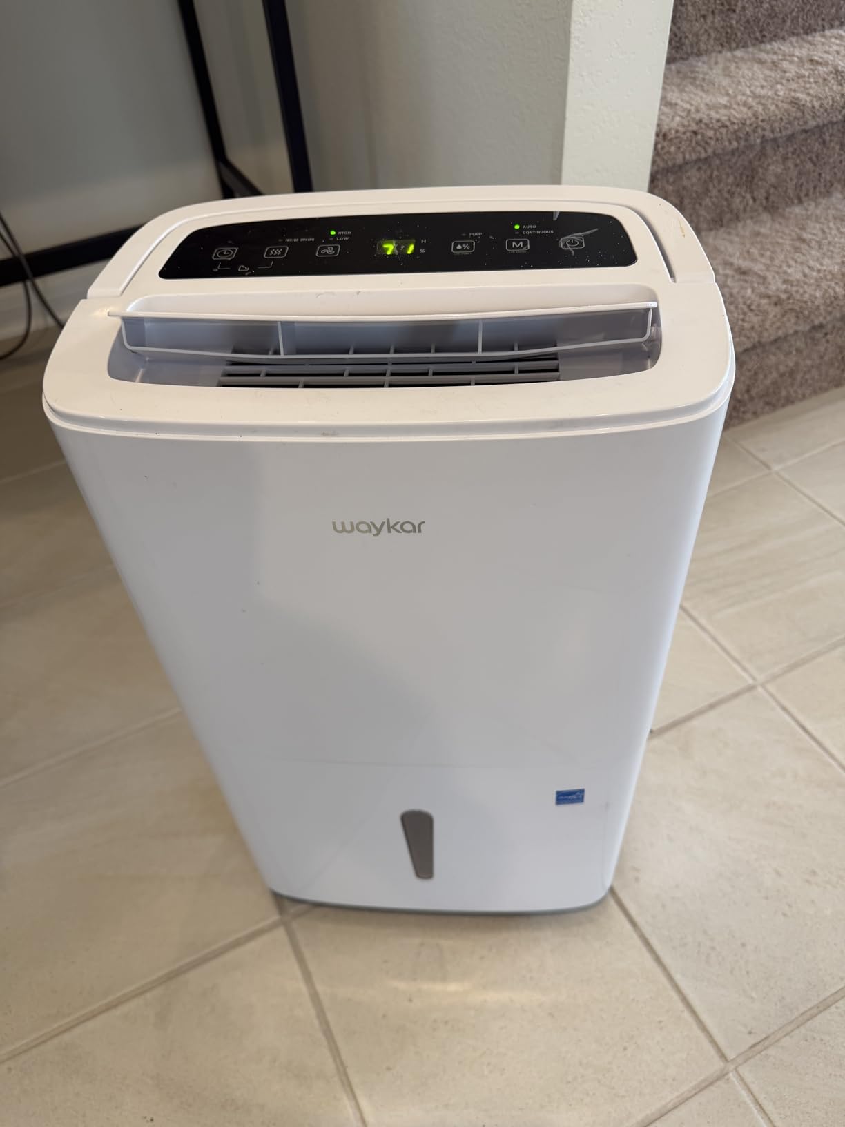 Waykar 150 Pint Commercial Dehumidifier with Pump & Drain Hose for Basement customer photo 1