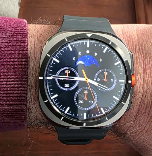 Samsung Galaxy Watch Ultra (2024) 47mm LTE AI Smartwatch w/Energy Score, Wellness Tips, Heart Rate Tracking, Sleep Monitor, Fitness Tracker, GPS, Titanium Silver customer photo 2