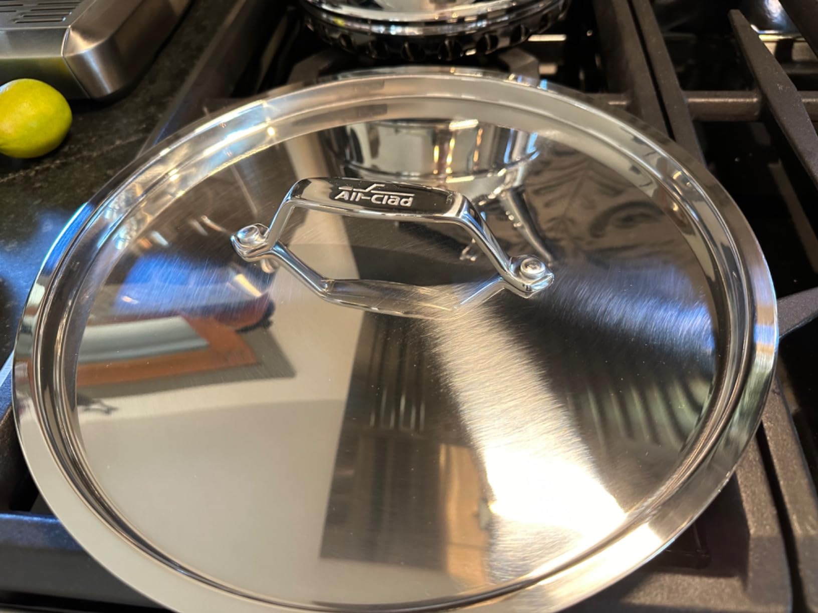 All-Clad Simply Strain Stainless Steel 16 Qt Stock Pot with Strainer Insert | Large Multipot with deep straining insert, wide handles, Boiling & Steaming, Dishwasher Safe, Oven Safe up to 600F customer photo 1