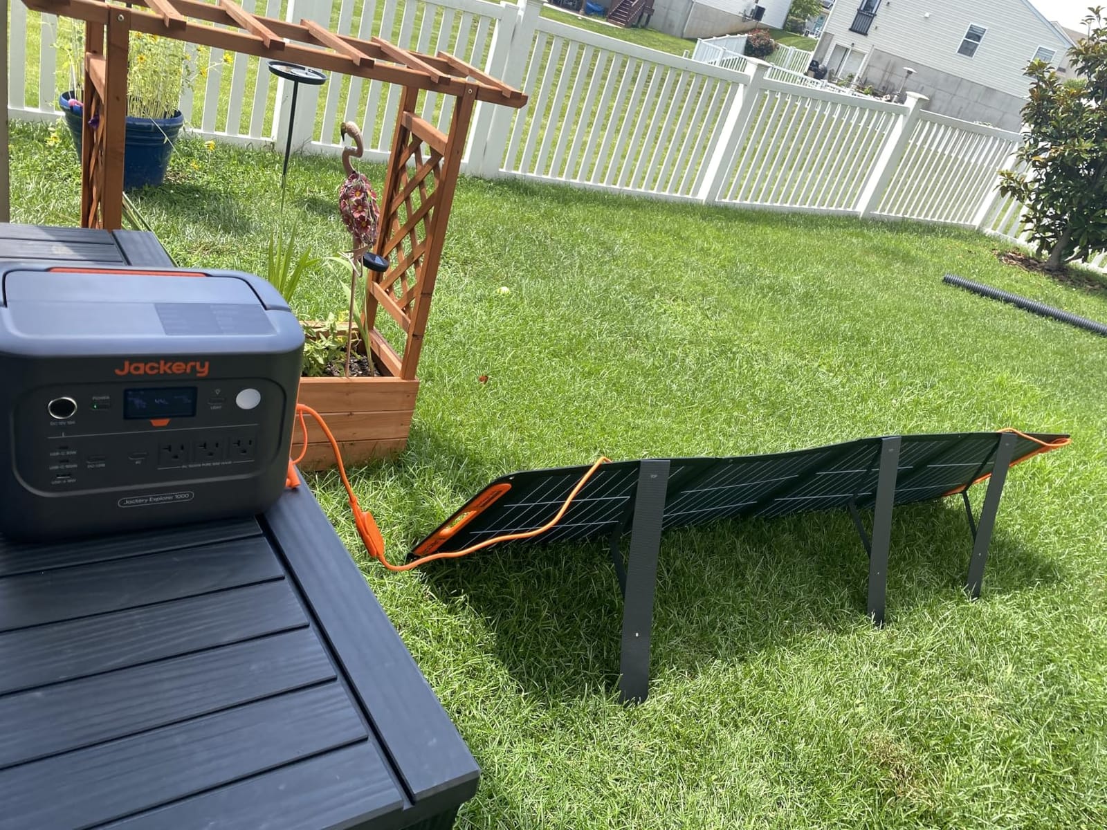 Jackery Solar Generator 1000 v2 and 200W Solar Panel, 1070Wh, 1500W AC, 1 Hr Fast Charge, LiFePO4 Battery, 100W USB-C Output, for Outdoor, Off-Grid Living, RV, Emergency customer photo 2