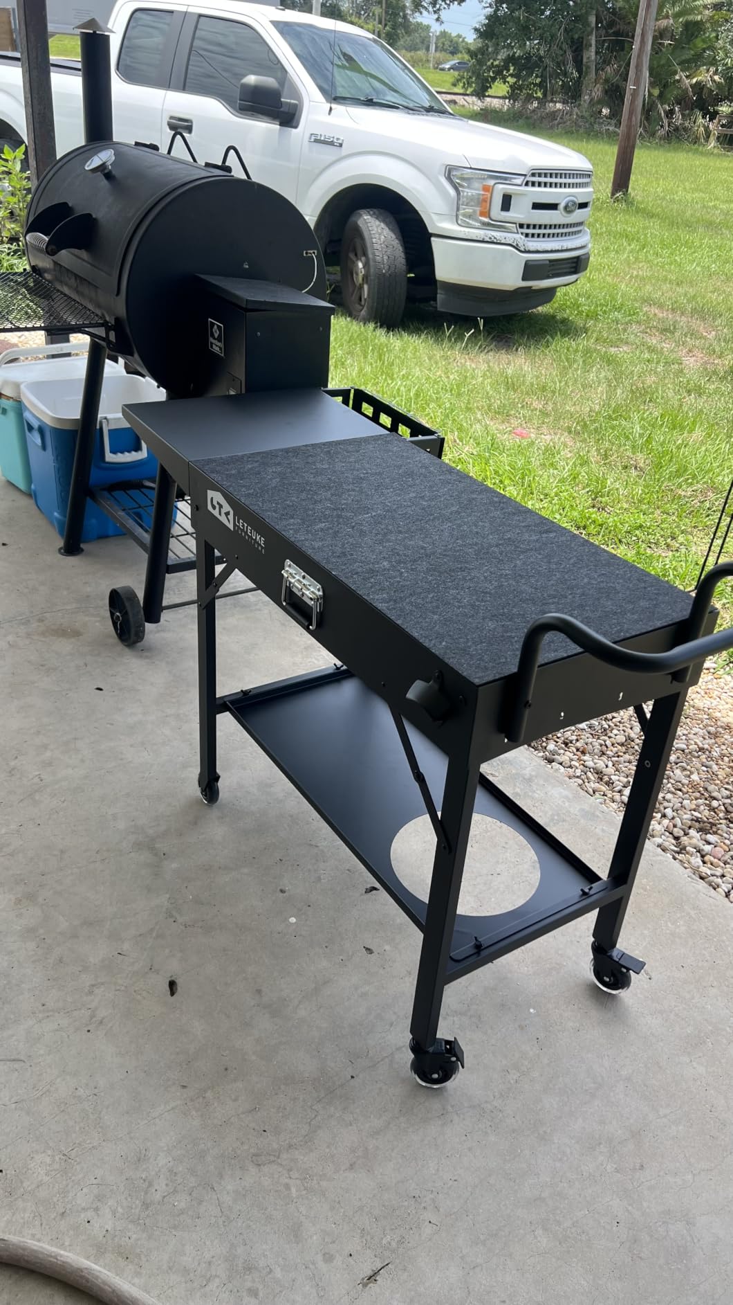 Leteuke Grill Cart for Blackstone Griddle, Portable Outdoor Grill Table customer photo 1