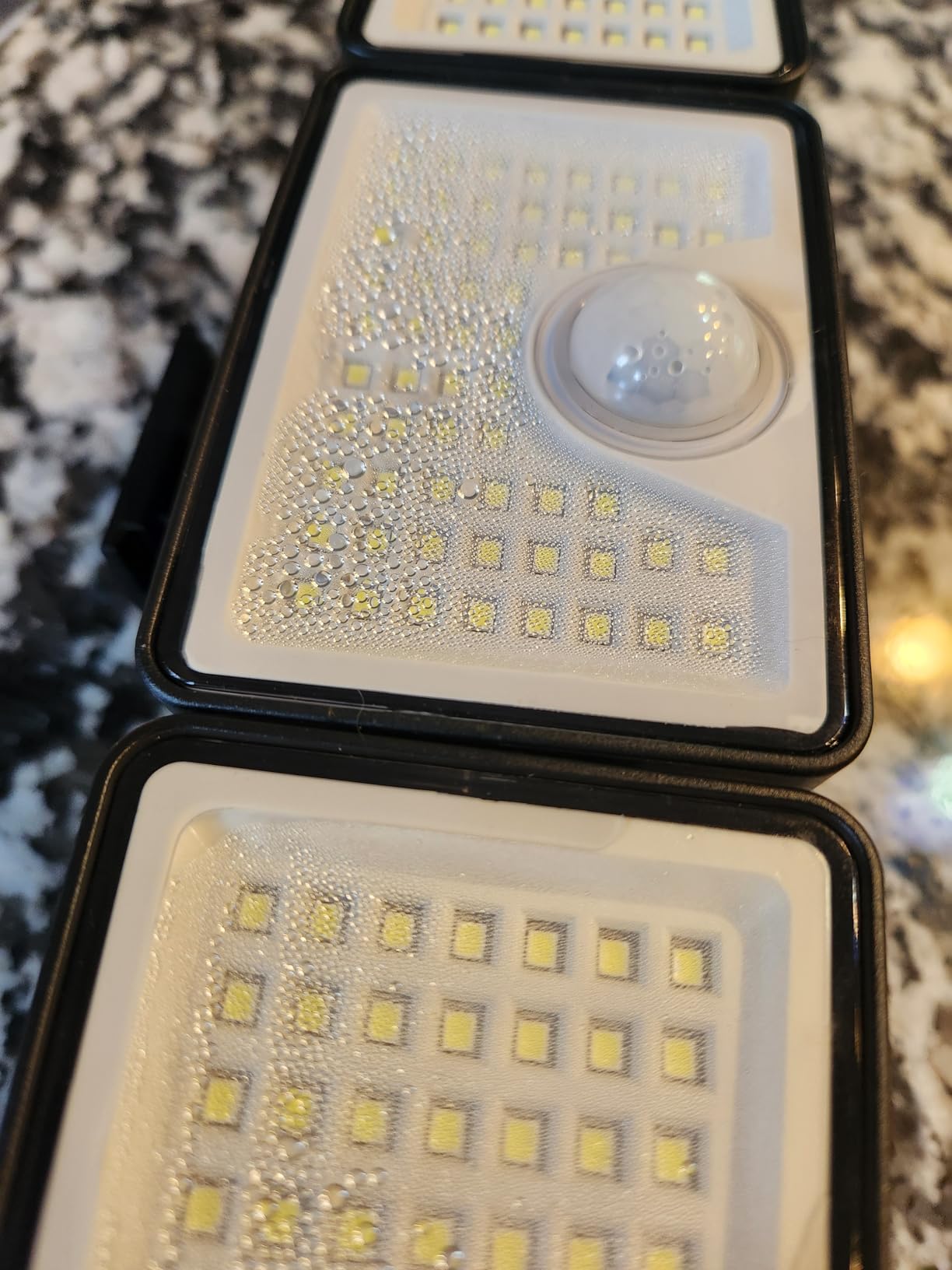 daphino 2500LM Solar Lights, Motion Sensor Outdoor Lights, 3-Head, 2 Pack | 270° Wide-Angle Street & Area Coverage, IP65 Waterproof Security Lighting, 3 Lighting Modes, Non-Remote customer photo 2