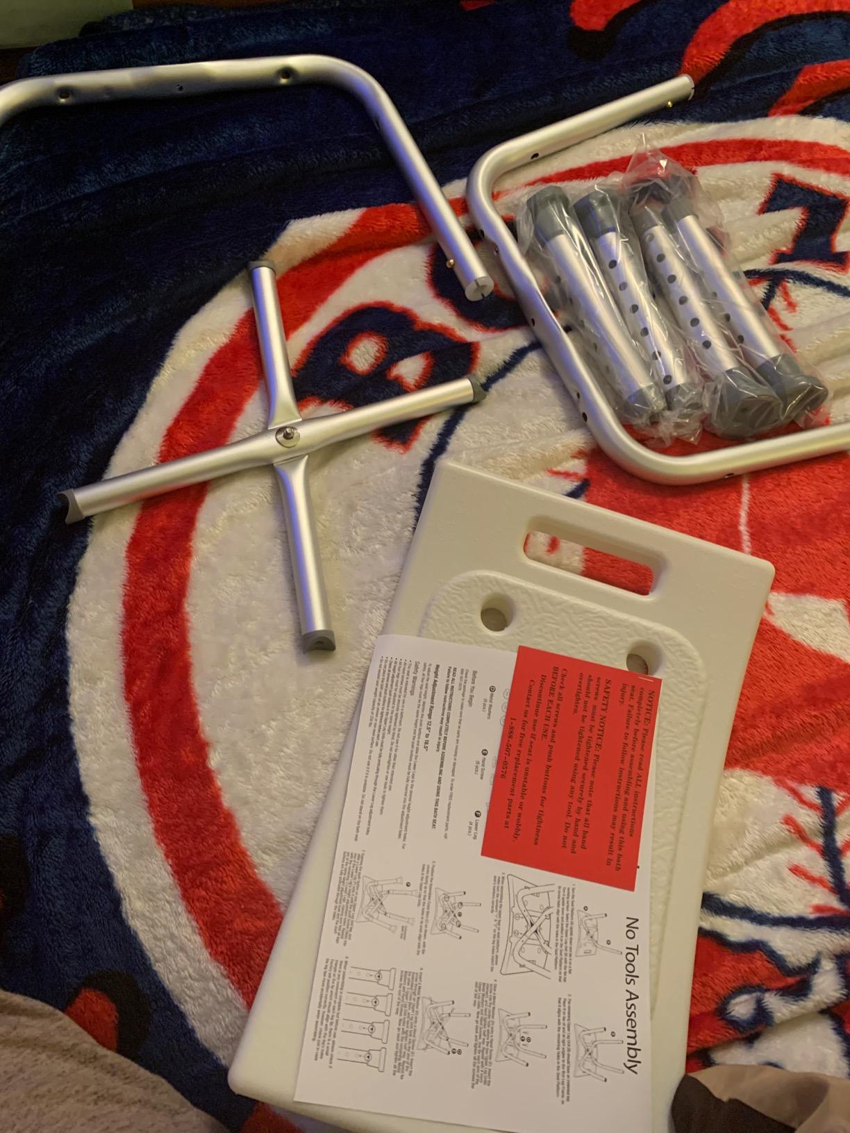 Dr Kay's Shower Chair for Inside Shower Bench for Bathtub 350lb Support customer photo 2