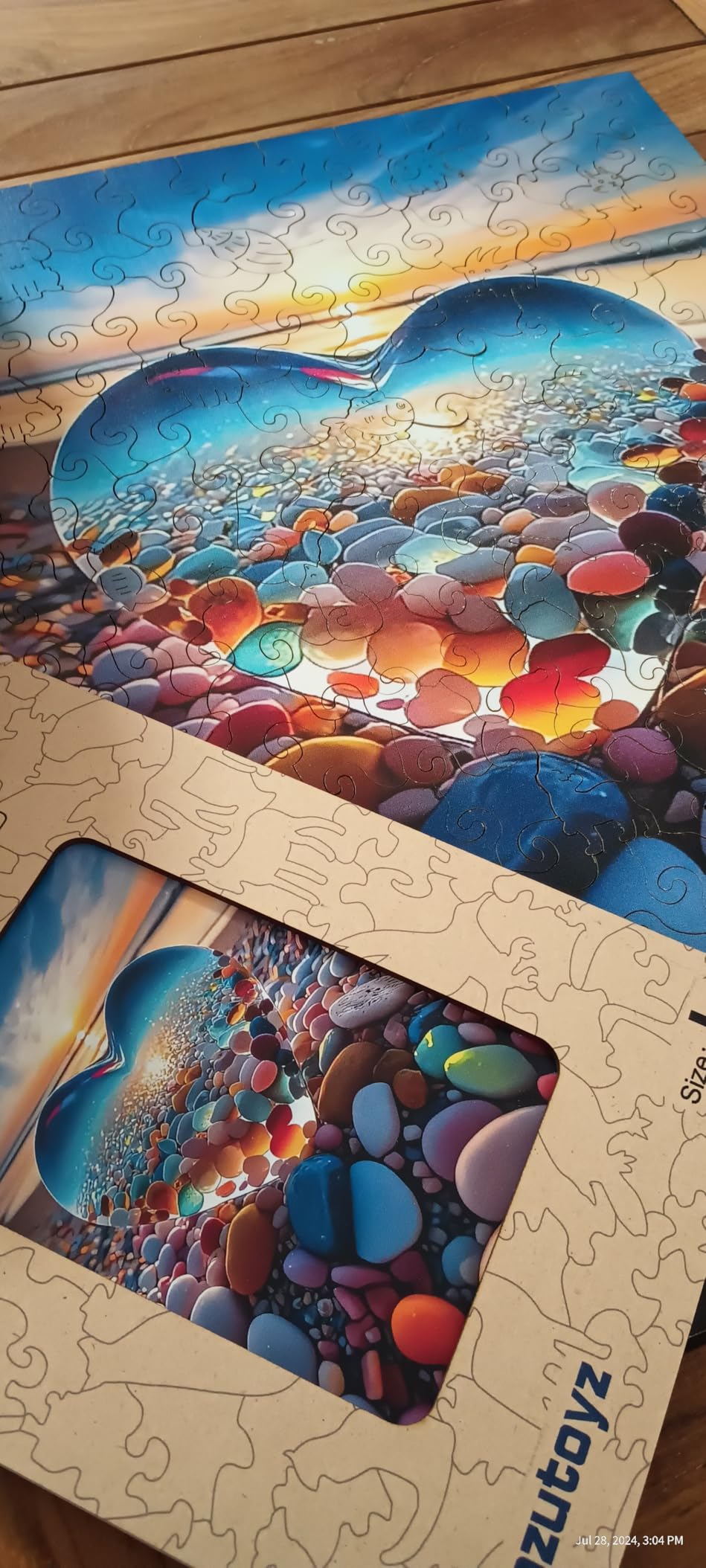 Wooden Puzzle for Adults, Wooden Jigsaw Puzzles for Adults, Unique Wood Animal Shaped Puzzles Adult with Exquisite Wooden Box (11.2 x 14.9in, 191pcs) customer photo 1