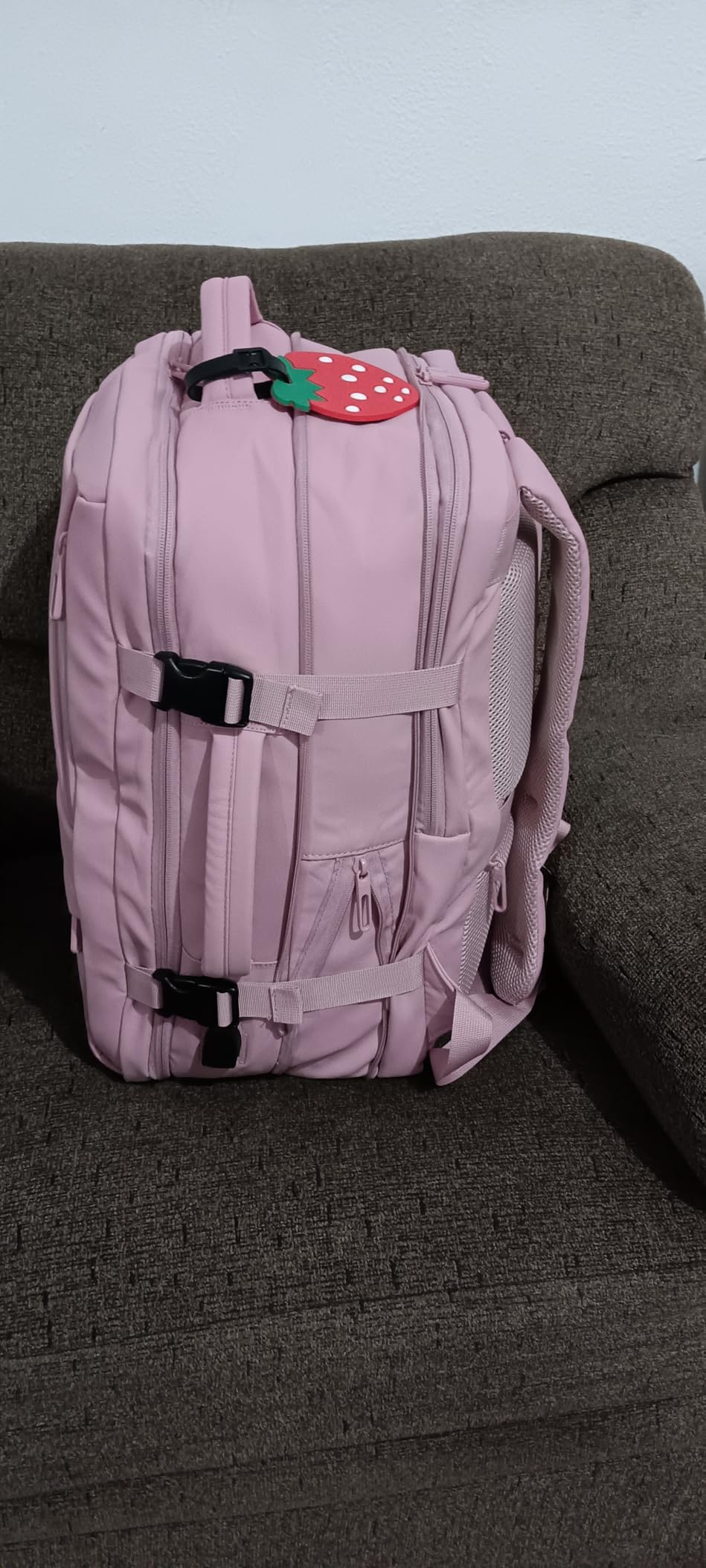 Rcrirth Carry On Travel Backpack Flight Approved for Men Women, Black customer photo 1