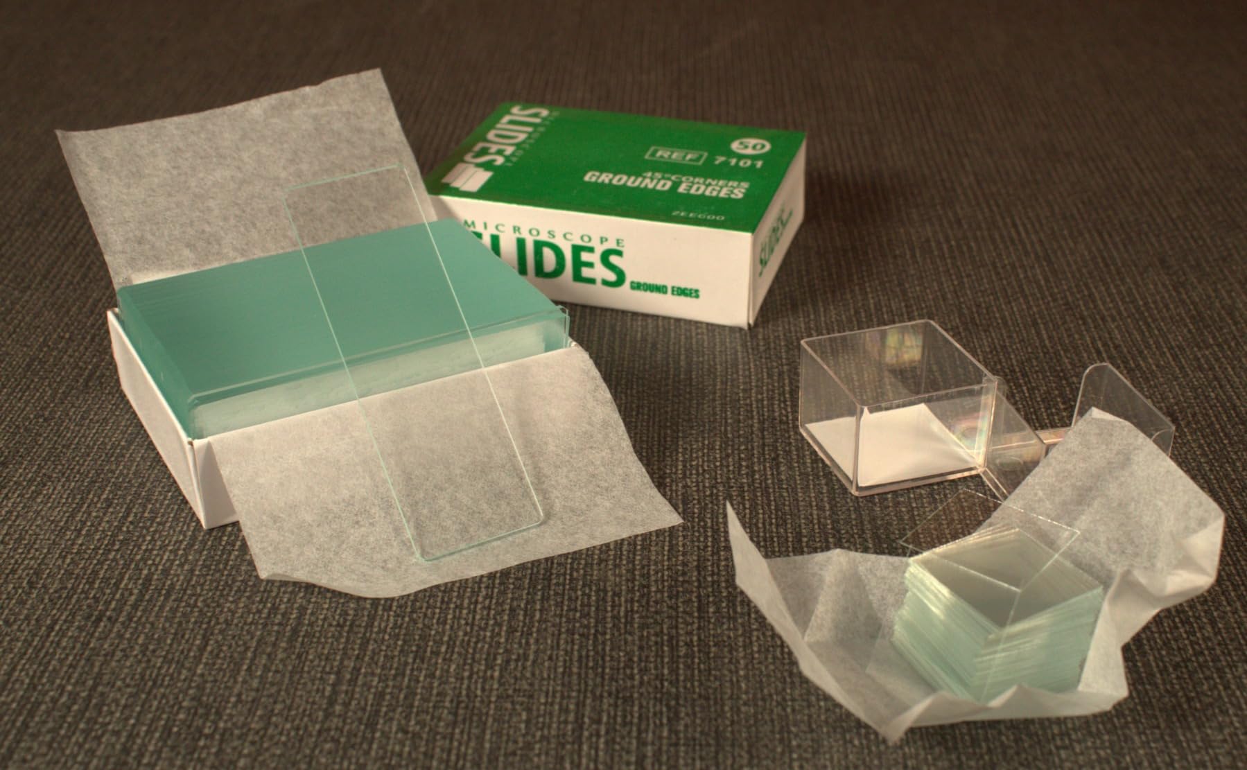 ZEEGOO Microscope Slides and Covers, 50 Blank Glass Slides + 100 Coverslips customer photo 2