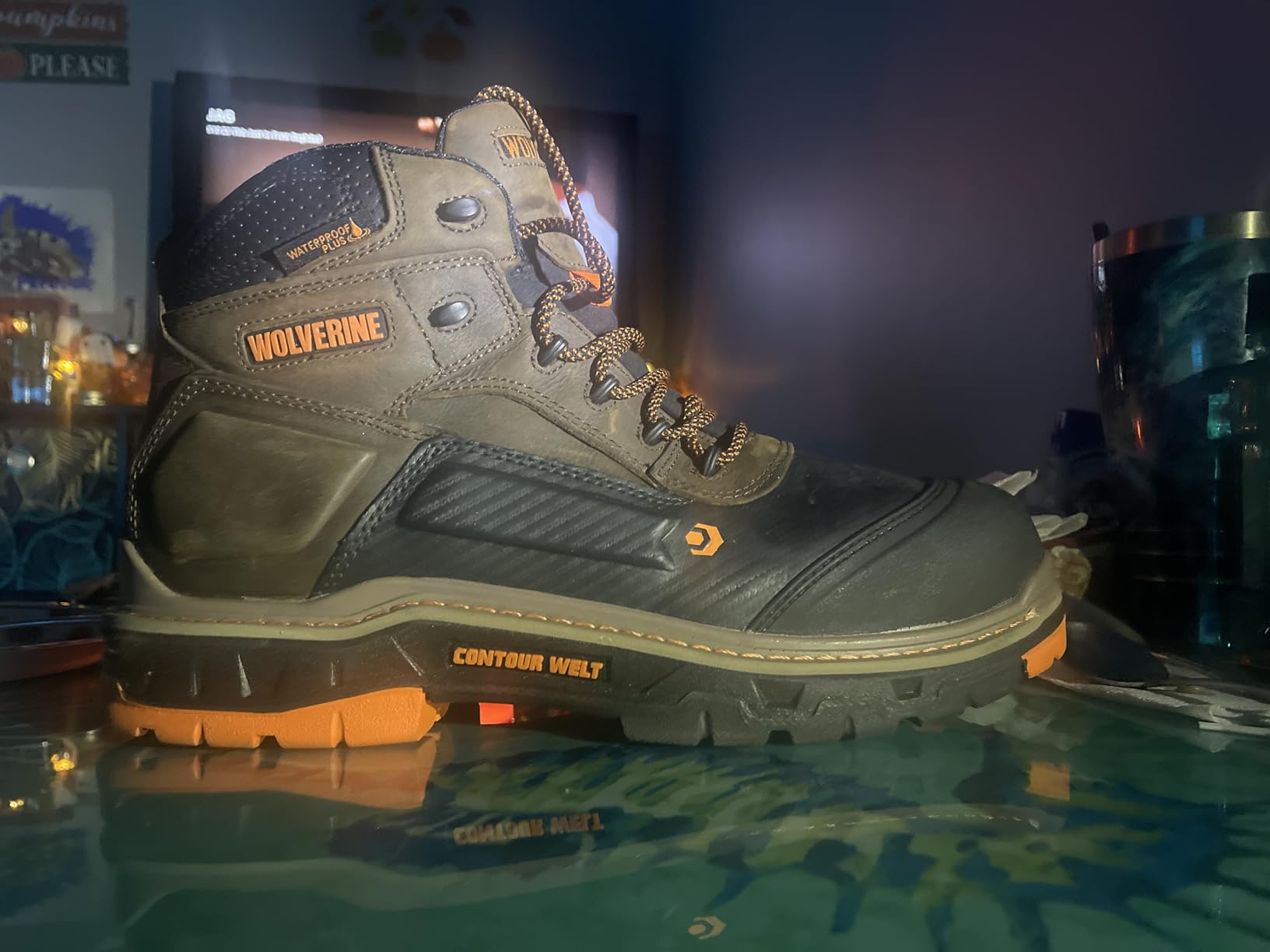 Wolverine Men's Overpass Composite Toe Waterproof Work Boots customer photo 1