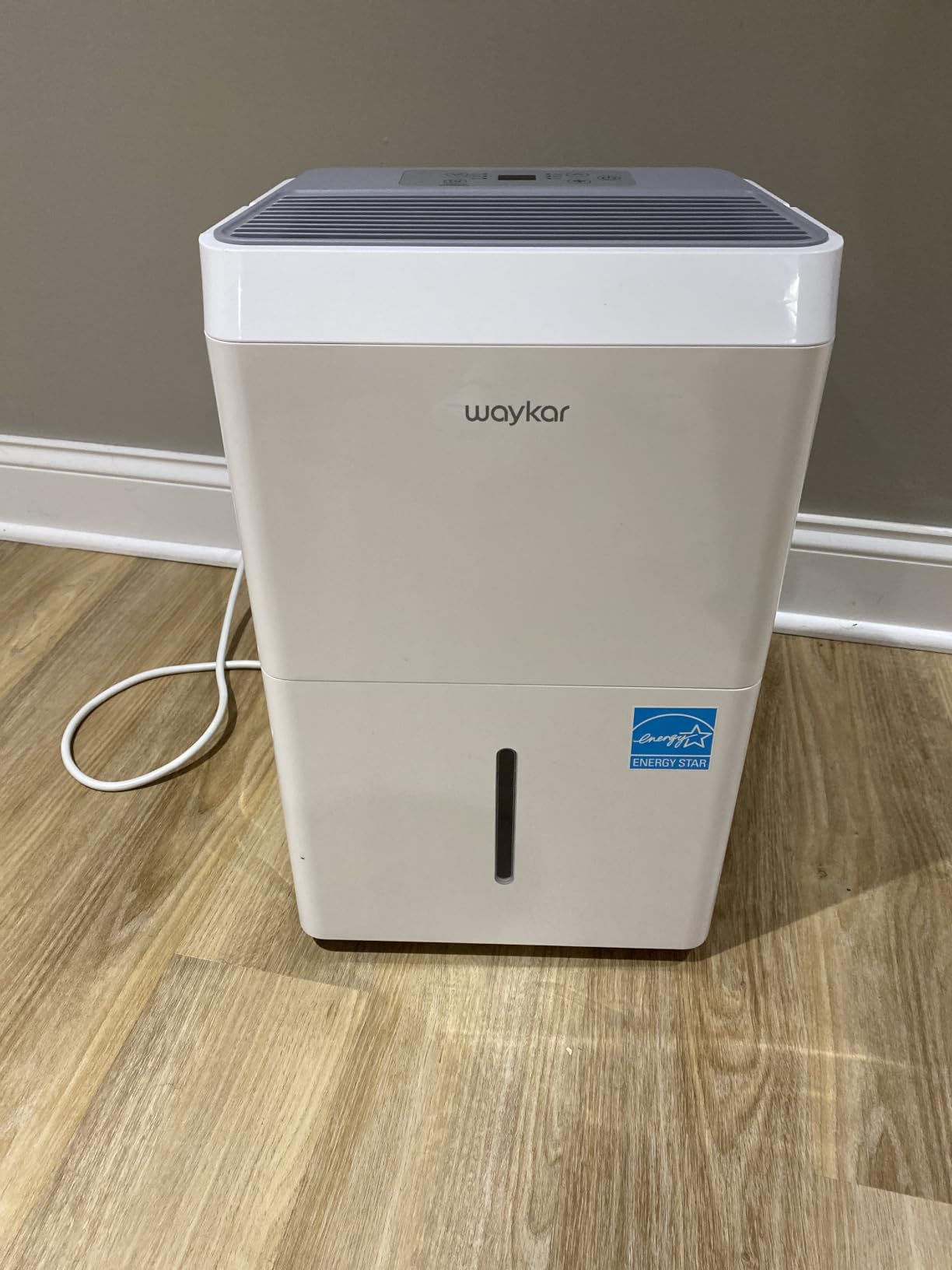 Waykar 6000 Sq.Ft Energy Star Dehumidifier for Basement & Home, 120 Pint/Day with Drain Hose & Tank, Ultra Quiet (40 dB), Smart Auto Comfort Mode customer photo 1