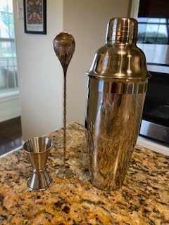 Ohtomber 24oz Stainless Steel Cocktail Shaker Set Bartender Kit | Includes Built-in Strainer, Jigger & Mixing Spoon, Martini Drink Mixer Set, Ideal Bar Accessories for Beginners & Home Bar customer photo 1