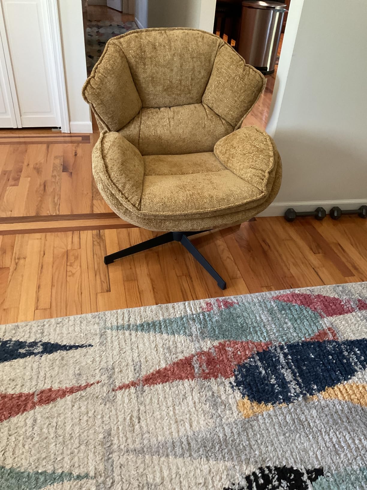 IWMH Swivel Accent Chair Set of 2,Upholstered Lounge Chair for Living Room customer photo 1