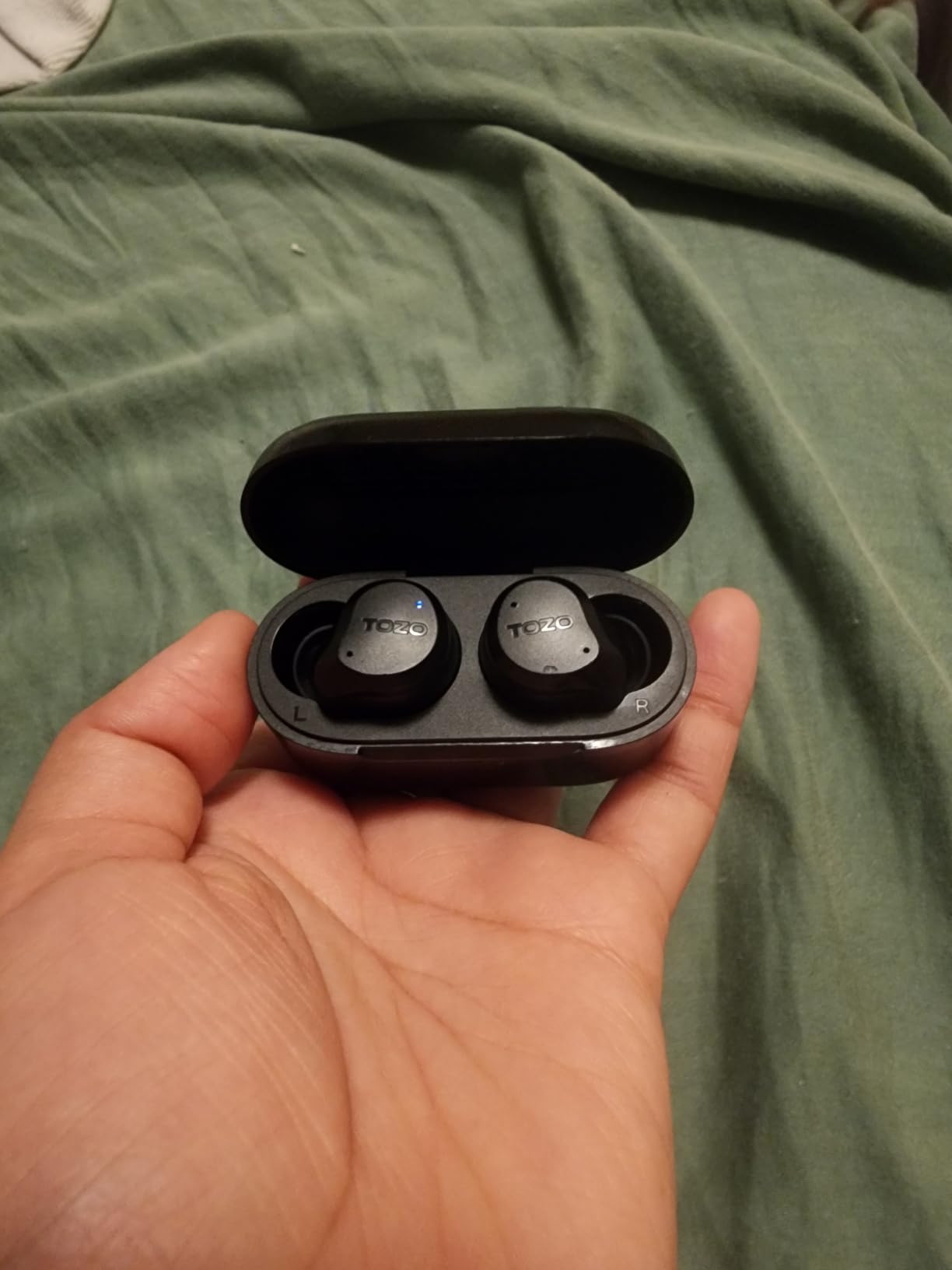 TOZO NC9 Hybrid Active Noise Cancelling Wireless Earbuds, 60H, LED Display | 6 Mic ENC Clear Calls, Deep Bass Sound, IPX8, in Ear Bluetooth 5.3 Headphones, 32 EQs via APP, Comfort Fit Ear Buds, Black customer photo 1