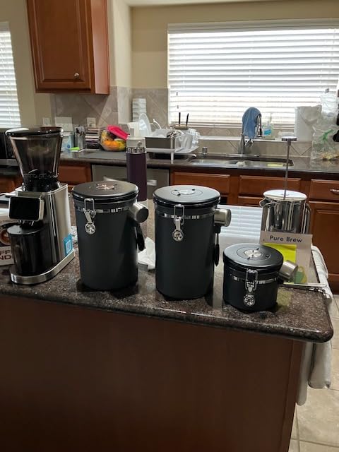 Non-Toxic Stainless Steel French Press, No Plastic or Heavy Metals, 34 oz | Surgical-grade steel, 4-layer filter, Double-wall insulated, stays hot for longer, Measure marks, Dishwasher safe, Portable customer photo 1