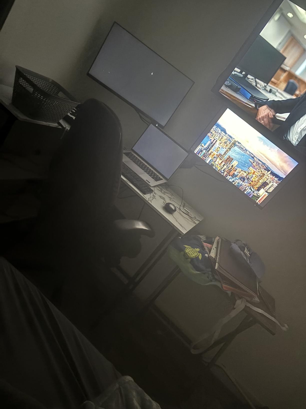 WALI Adjustable Dual Monitor Arm for 13-32 inch Screens, 22 lbs per Arm customer photo 2