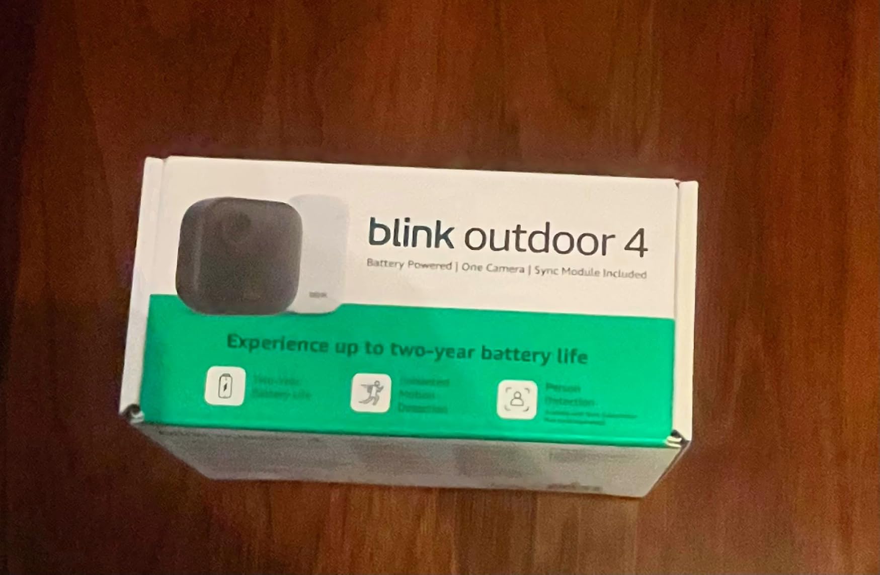 Blink Outdoor 4 - Wireless smart security camera, two-year battery life, 1080p HD day and infrared night live view, two-way talk. Sync Module Core included - 3 camera system customer photo 1