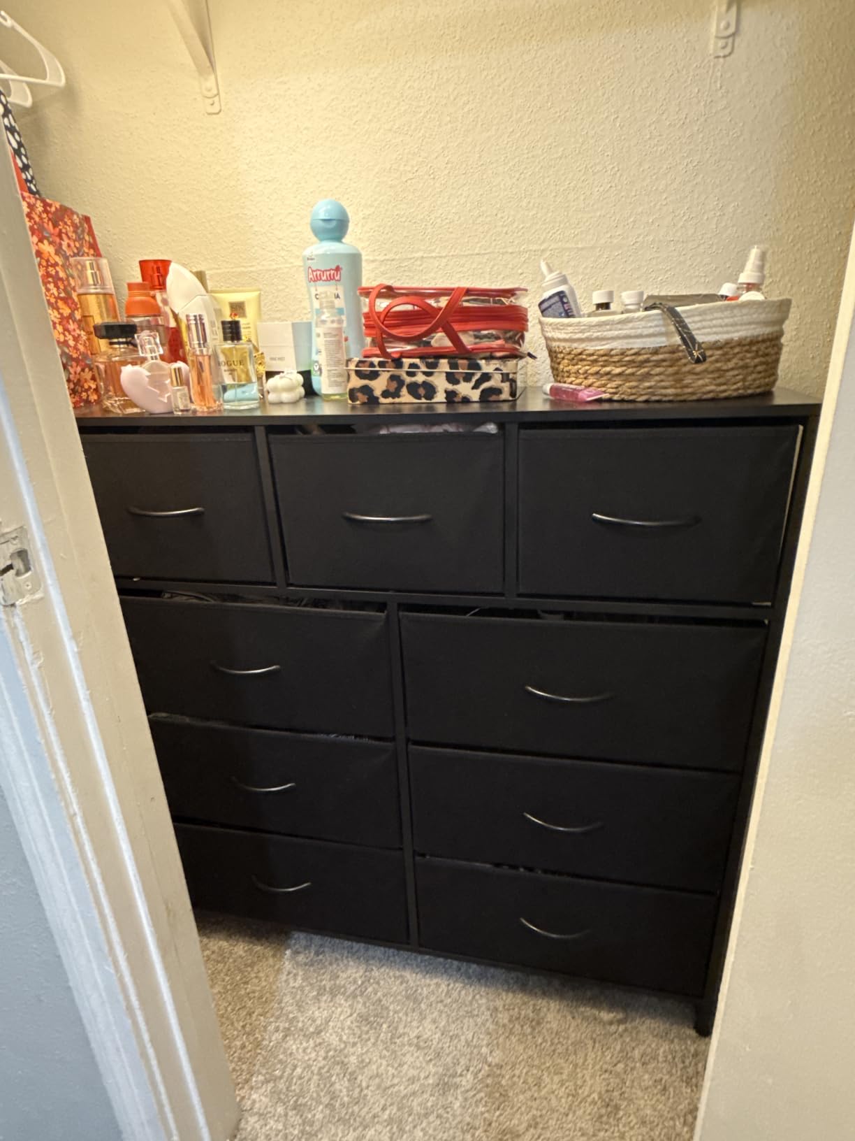 DUMOS 9 Drawer Dresser for Bedroom, Storage Organizer Chest of Drawers customer photo 1