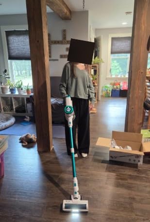 Tikom V500 Cordless Vacuum Cleaner for Home, 40000Pa/450W Stick Vacuum with LED Touch Screen, Charging Wall Dock, Anti-Tangle, Lightweight Handheld Vacuum for Pet Hair, Hard Floor, Carpet customer photo 2