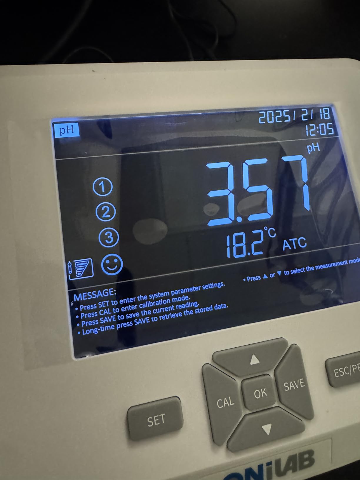 ONiLAB Benchtop PH Meter, 3-in-1 PH/Temp, Electrode customer photo 2