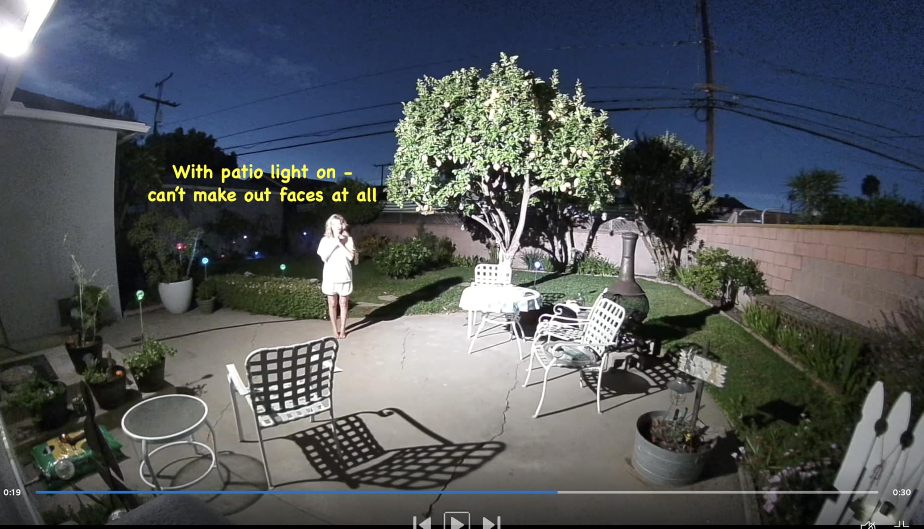 Ring Outdoor Cam Plus, Solar - Wide-Angle 2K Video with Ring Vision, Low-Light Sight for full-color night vision, Mounting Versatility, White customer photo 1