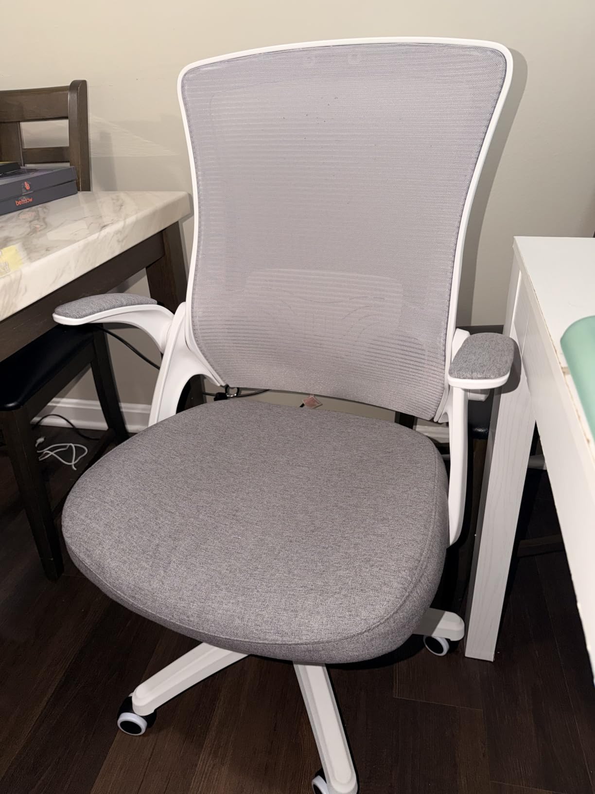 NEO CHAIR Office Desk Chair High Back Mesh Chair Adjustable Lumbar, Black customer photo 2