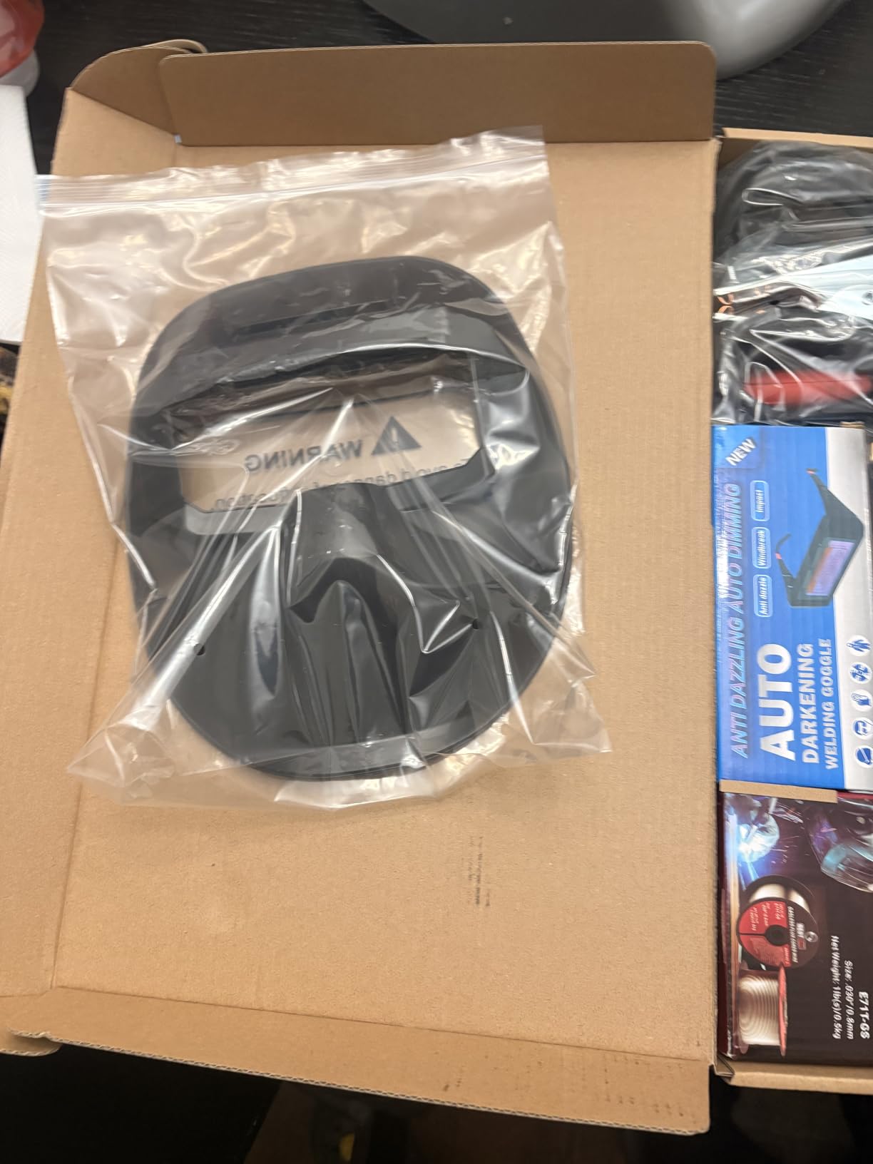 BESTMIG 135A MIG Welder - 3-in-1 Flux Core Welder, MIG/Lift TIG/Stick Welding Machine - Portable IGBT Inverter - 110V with Welding Helmets and Gloves (Red Black, MIG 135A Welder) customer photo 2
