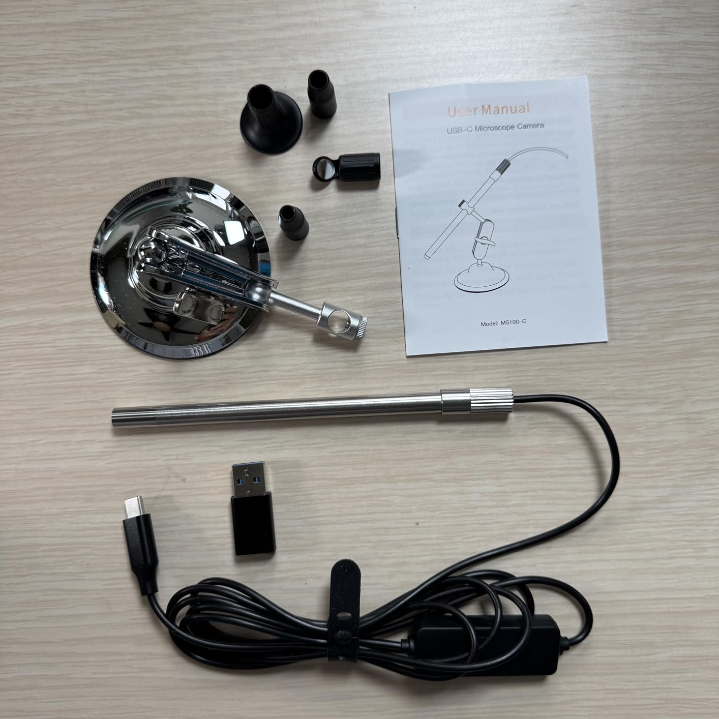 Teslong USB-C Digital Microscope 10X-200X for Coin & Electronics Inspection customer photo 2