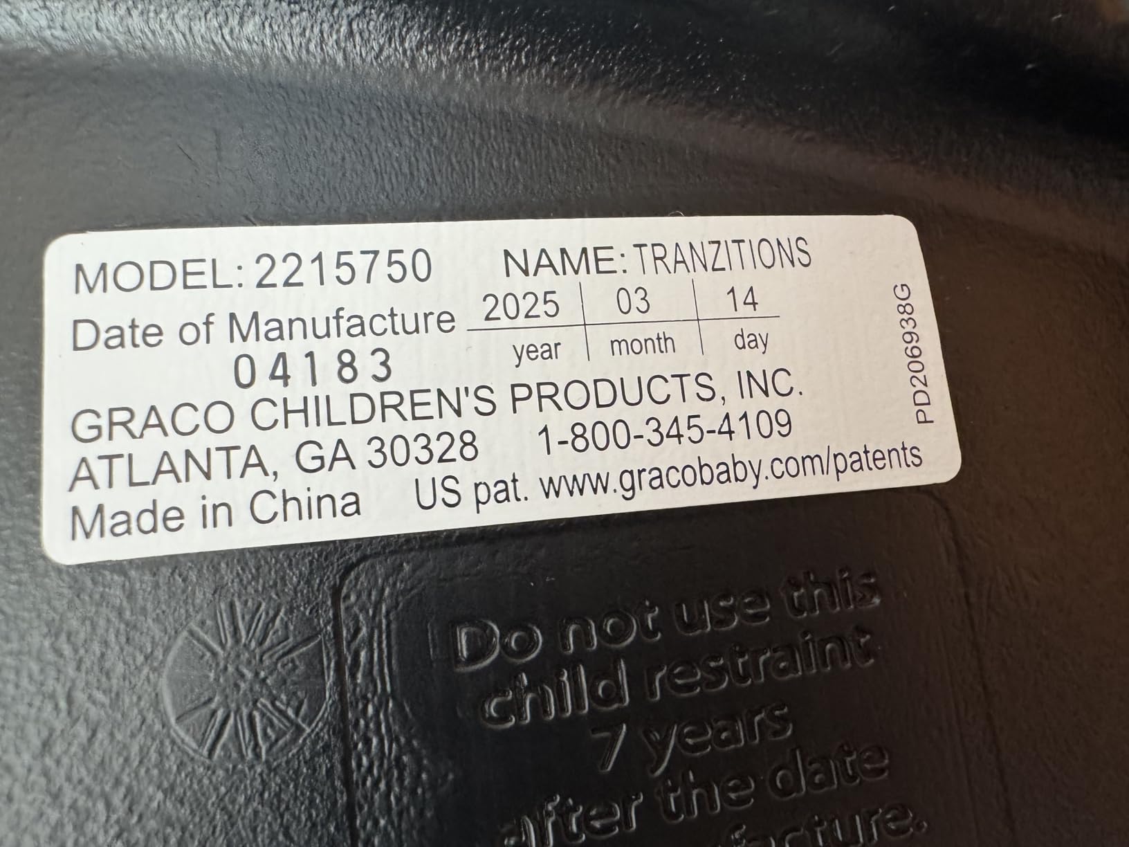 Graco Tranzitions 3-in-1 Harness Booster Car Seat, Proof customer photo 1