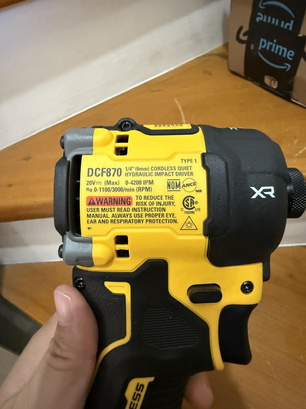 DEWALT 20V MAX 1/4 Inch Hydraulic Impact Driver (DCF870B) | Quiet, Brushless Cordless, XR Extreme Runtime, LED Halo Ring, Battery Not Included customer photo 2