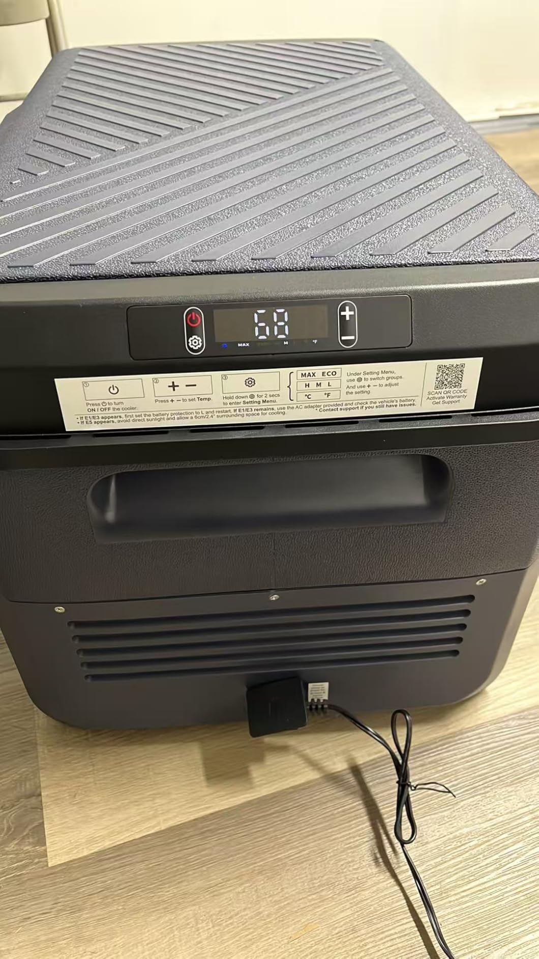 BODEGACOOLER 12 Volt Refrigerator, 100QT(95L) IPX4 Waterproof Electric Cooler, Car Fridge Dual Zone APP Control with 12/24V DC 110-240V AC, -4℉~68℉, Portable Freezer for Camping,Travel,RV,Road Trips customer photo 2