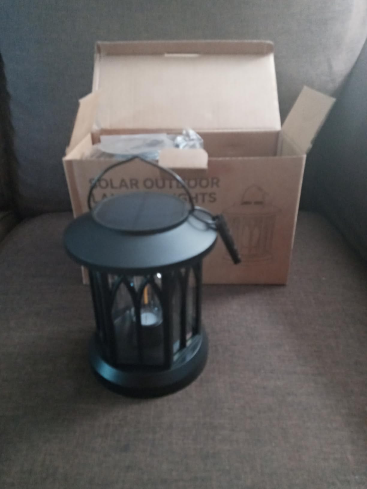 Hanging Solar Lanterns Outdoor Waterproof: 2 Pack Garden Lantern Decorative | Warm Ambient Light, Clip-on Hanging Design, 12h All-night Glow, IP65 Waterproof customer photo 2