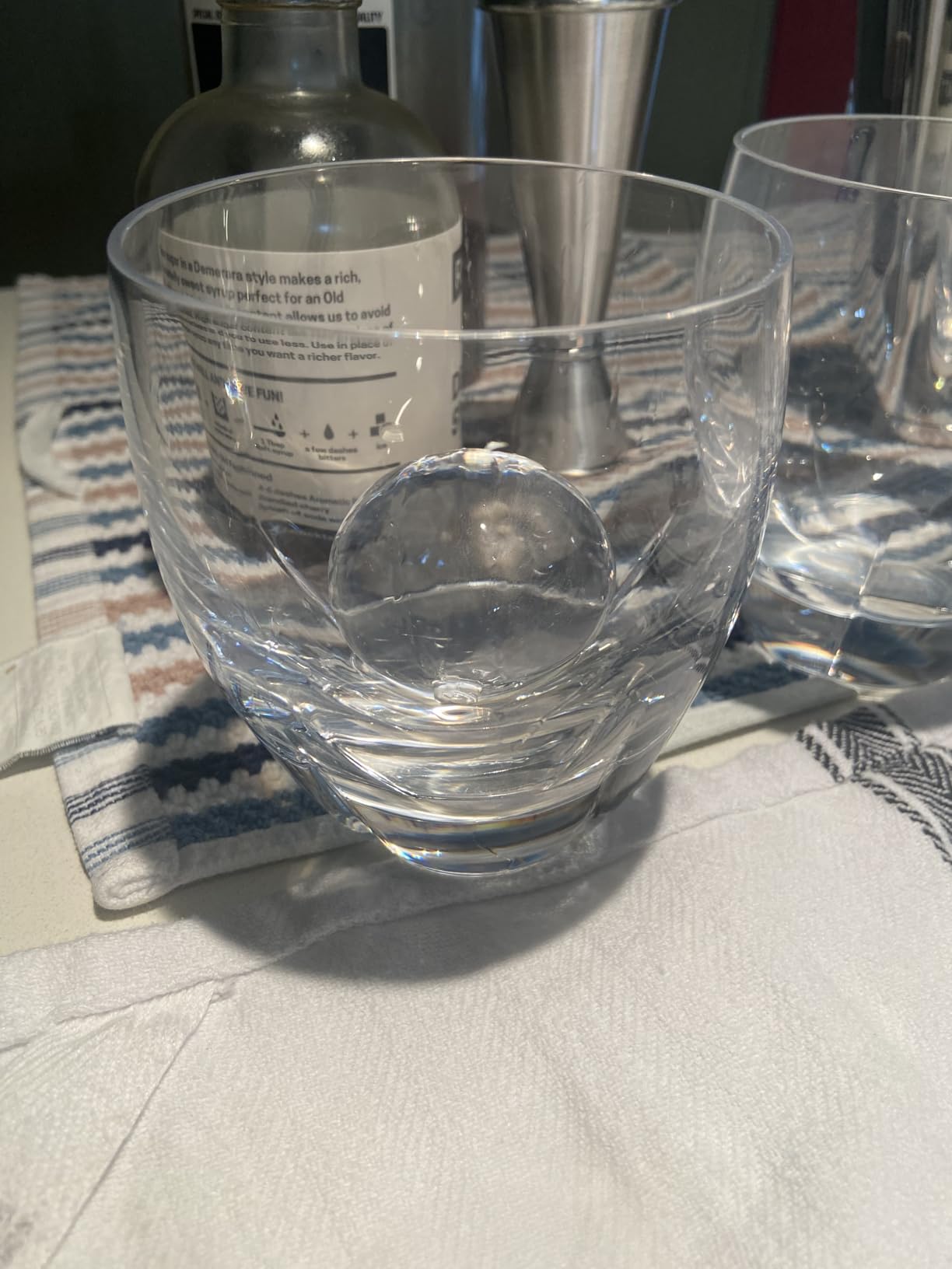 Clear Ice Ball Maker - Round Ice Cube Mold, 8 Spheres, 2-Inch by CUBARO | BPA-free silicone mold, rigid hard shell. Directional freezing for crystal-clear results. For whiskey, bourbon and cocktails customer photo 2