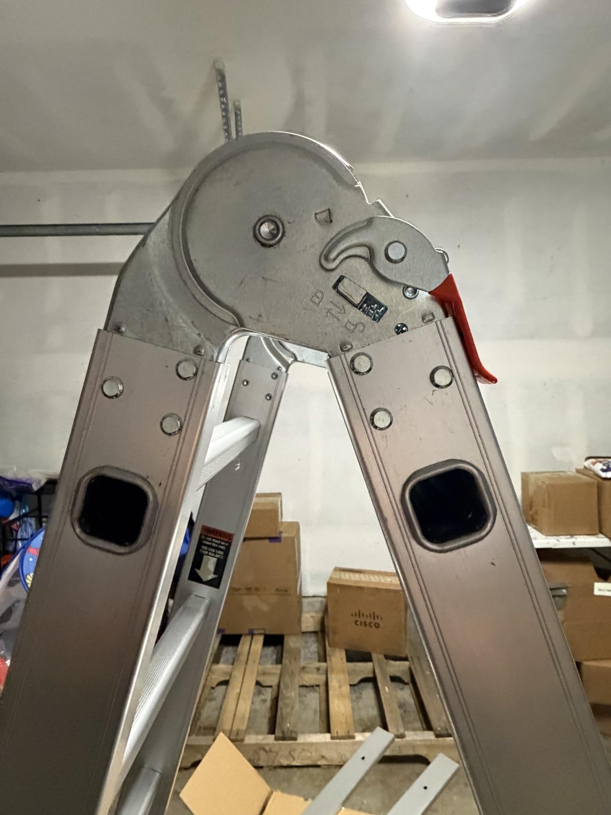 Soctone Ladder, A Frame Extension Ladder, 14 Ft Multi Position Ladder customer photo 1