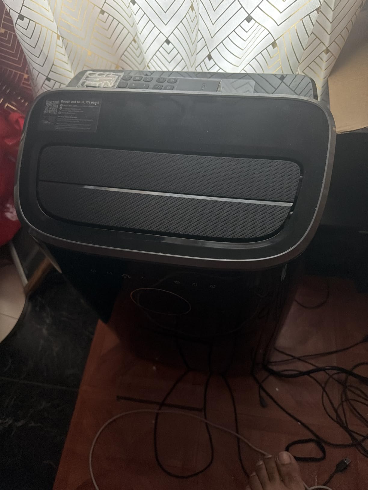 DREO Portable Air Conditioner 318S, 8000 BTU ASHRAE (5000 BTU DOE) Smart AC Unit for Bedroom with Drainage-free Cooling, Fan&Dehumidifier 3 in 1, APP/Voice/Remote, Quiet Standing AC for Room Indoors customer photo 2