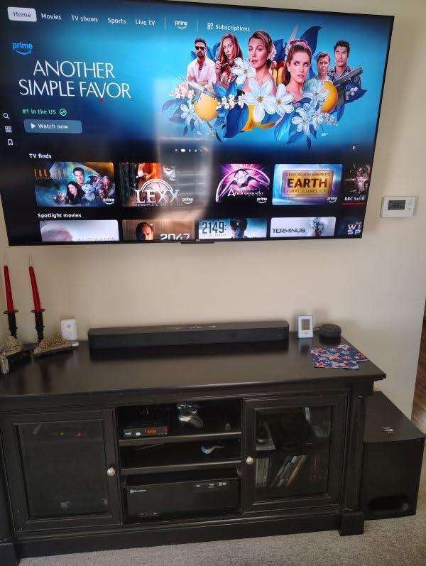 Sony BRAVIA Theater System 6 5.1ch Soundbar with Subwoofer & Rear Speakers | Dolby Atmos & DTS:X Surround Sound Home Theater, Bluetooth, Center Channel for Clear Dialogue, Multi Stereo, HT-S60 customer photo 2