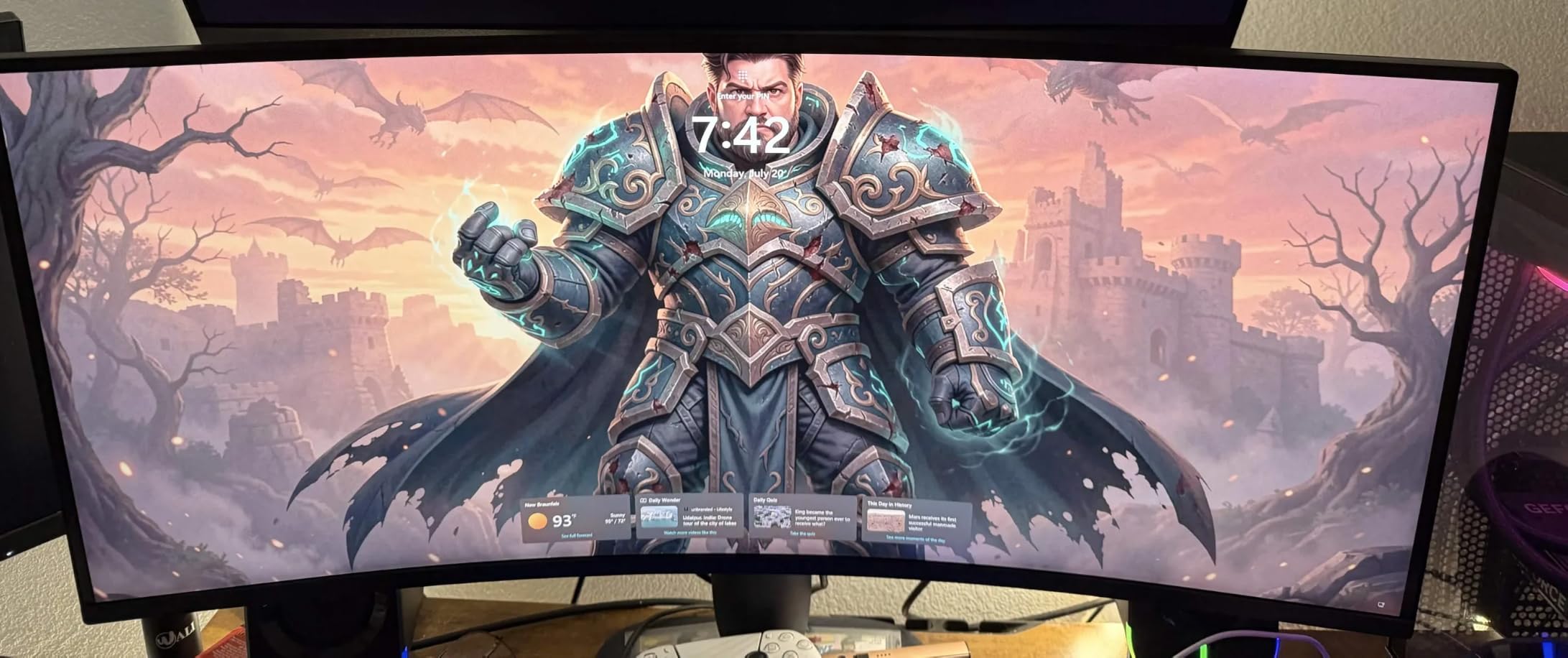 Alienware 34 Curved Gaming Monitor – AW3425DWM - 34-inch WQHD 180Hz 1ms Display, 1500R, AMD FreeSync Premium, VESA AdaptiveSync. customer photo 2