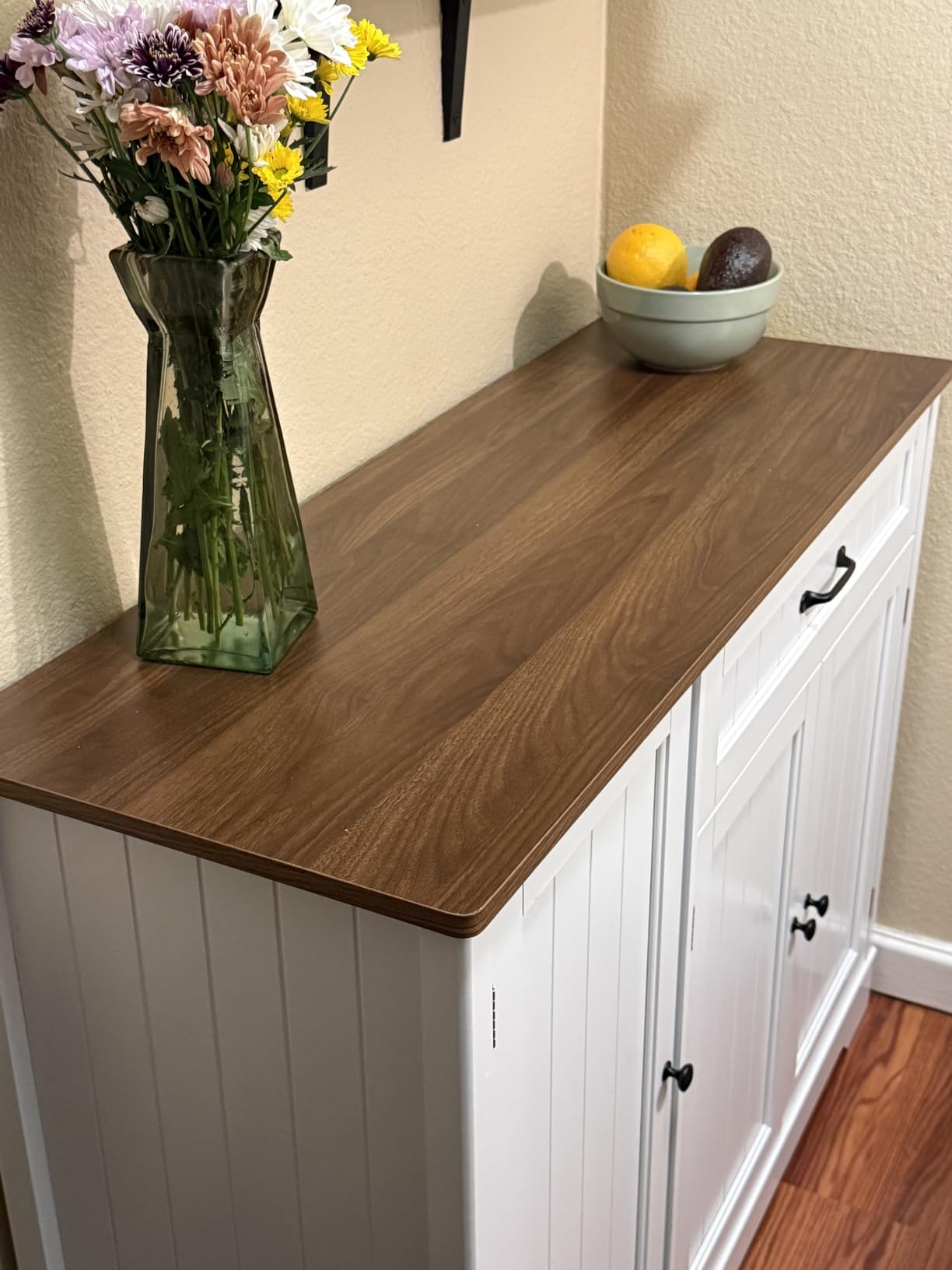 Gizoon Kitchen Sideboard Buffet Cabinet with Storage, Black customer photo 1