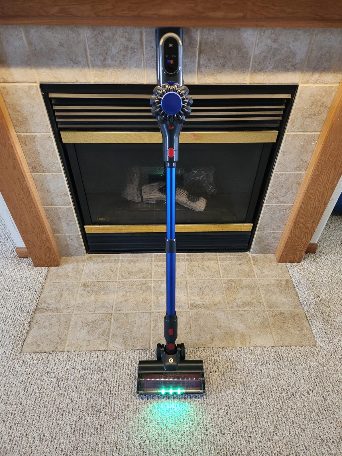KARDV Cordless Vacuum Cleaner, 500W/40Kpa Vacuum Cleaners for Home, 60Mins Stick Vacuum with LED Display, Anti-Tangle & Wall Mount Charging, 8 in 1 Lightweight Vacuum for Hard Floors Carpet Pet Hair customer photo 1