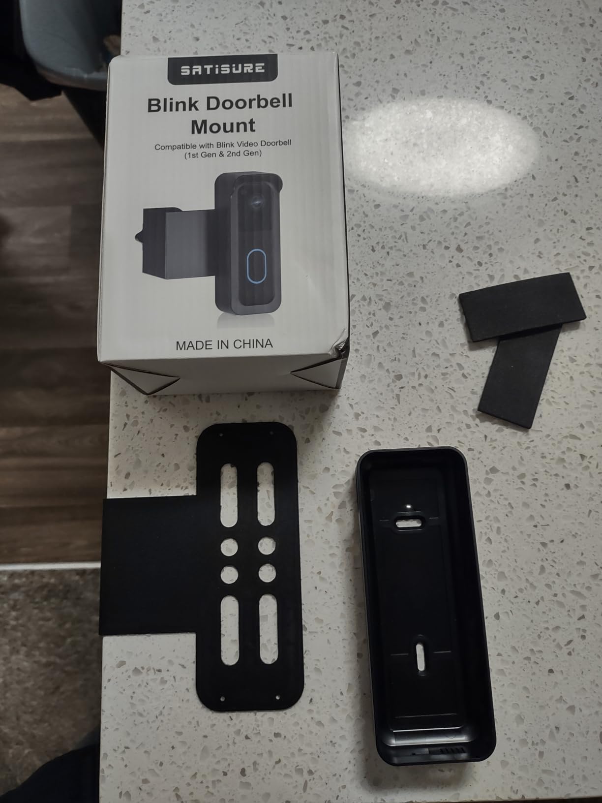 BOIFUN Video Doorbell Camera Wireless, 180 degree Wide View, 2K, No Subscription | AI Human Detection, Head-to-Toe, HDR Night Vision, Two-Way Audio, Battery Powered with Chime, 2.4 GHz Wi-Fi Only customer photo 1