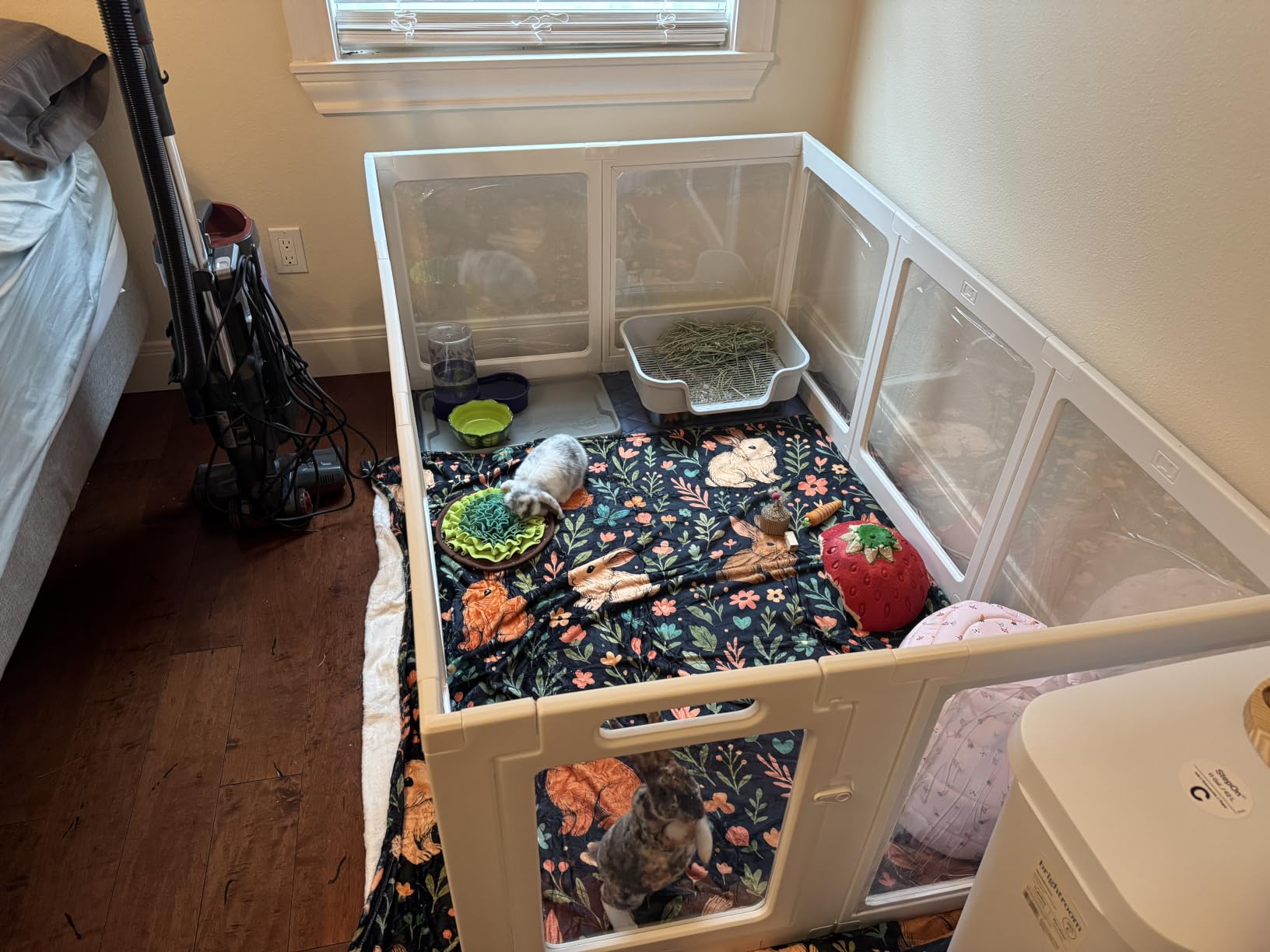 Clear Acrylic Dog Playpen Indoor Pet Pen, 24