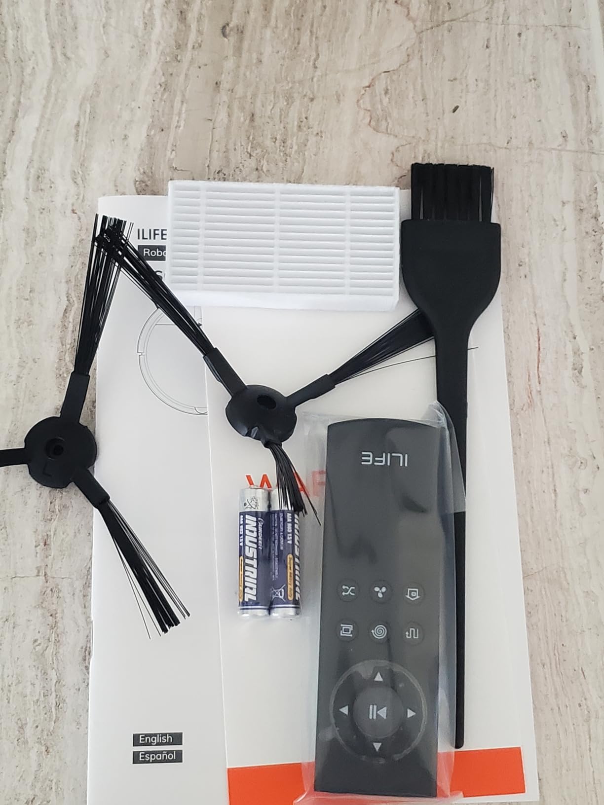 ILIFE V2 Robot Vacuum Cleaner, Tangle-Free Suction, White customer photo 2