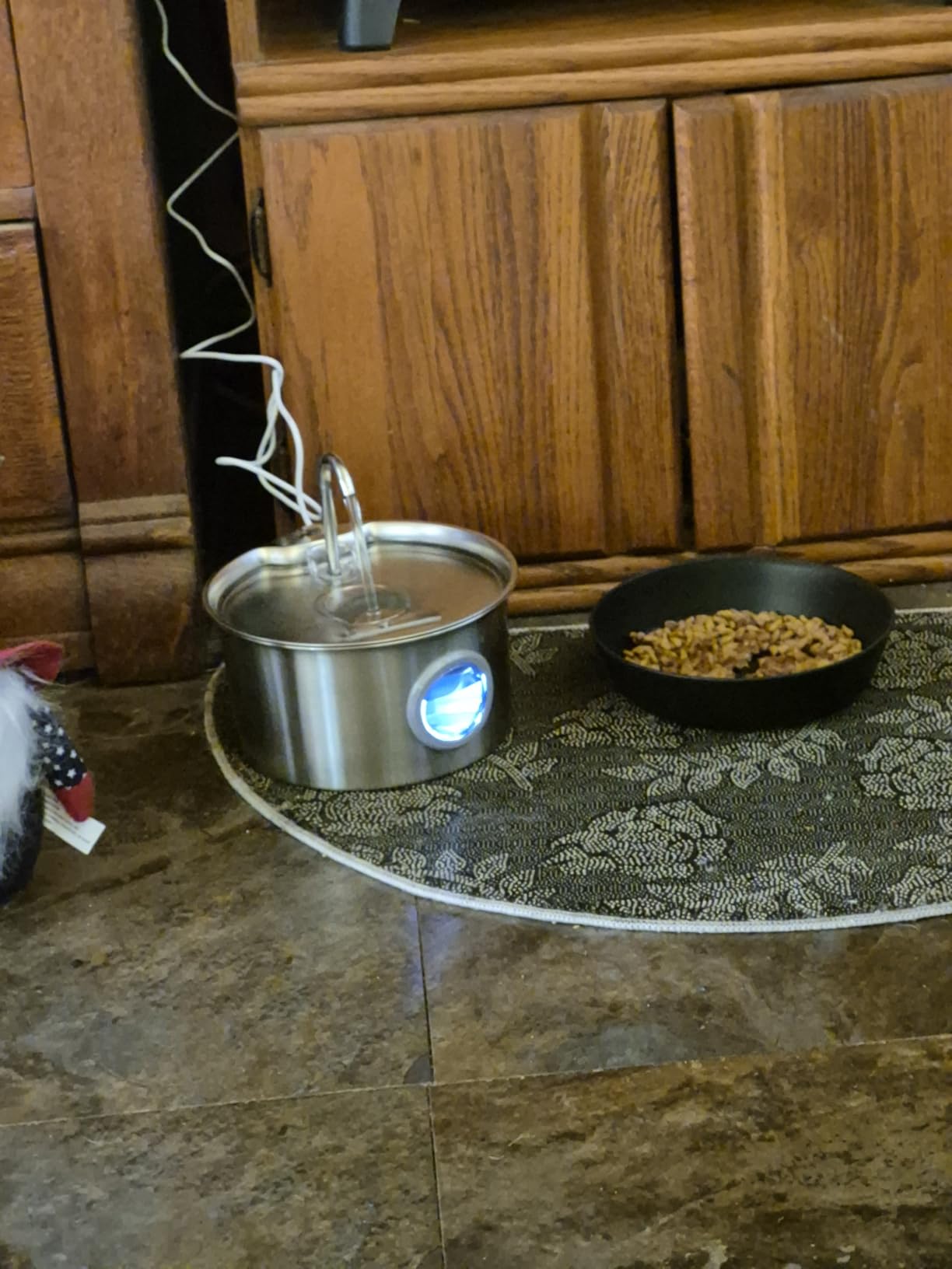 Cat Water Fountain Stainless Steel: Cat Fountain for Drinking - 88oz/2.6L Pet Water Fountain for Cats Indoor - Quiet Cats Water Bowl Dispenser - Pets Feeding & Watering Supplies - for Small Animals customer photo 2