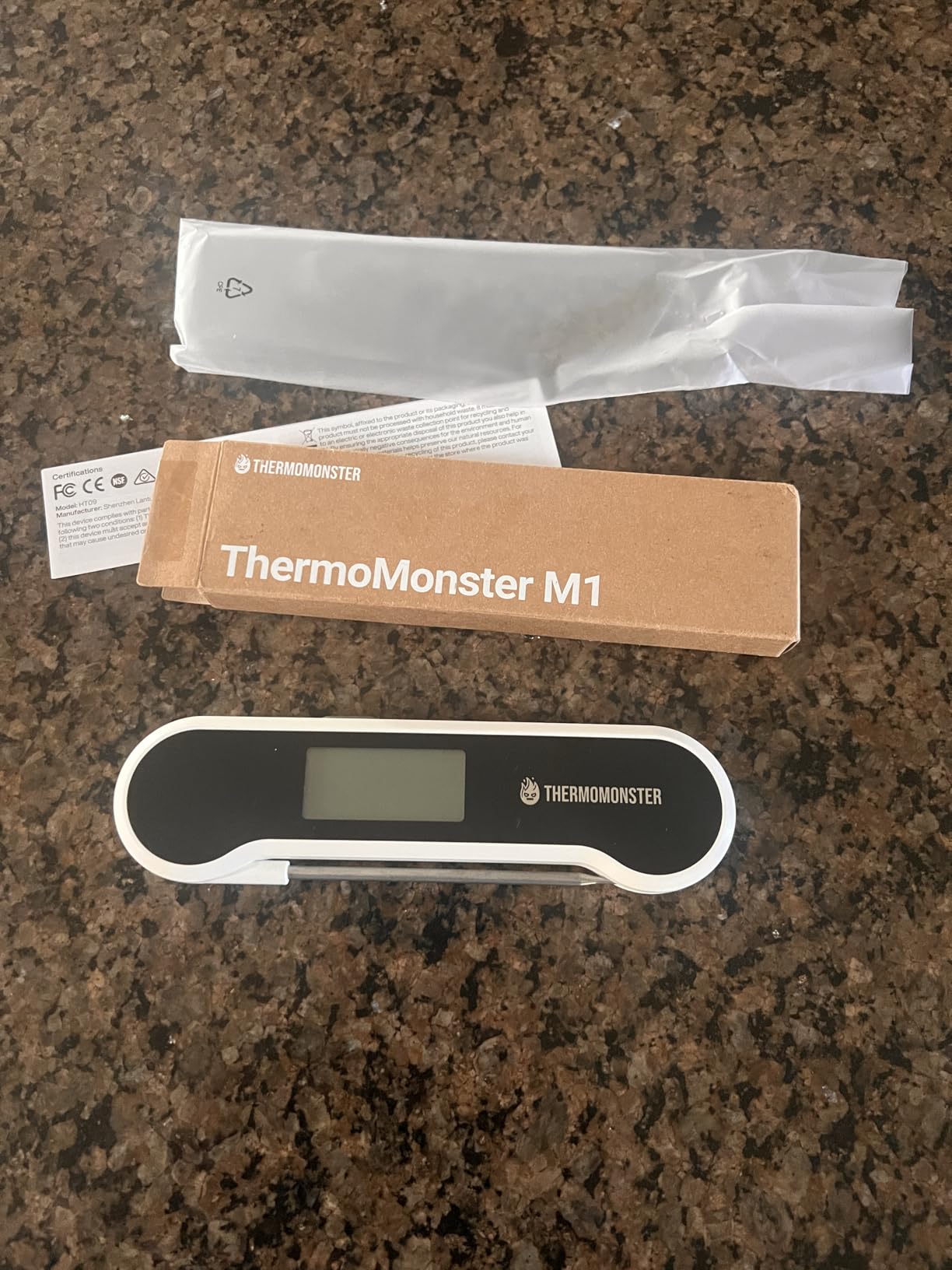 0.5 Sec Instant Read Meat Thermometer Digital for Cooking, Red | NIST ±0.5℉ Precision Food Thermometer, Kitchen Gadgets for Oven Grill Candy BBQ Accessories, Gifts for Him Dad Men Birthday customer photo 2