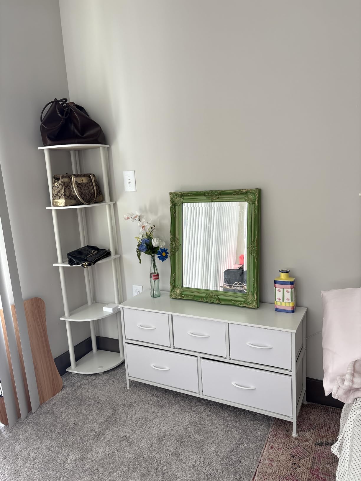 SONGMICS Dresser for Bedroom, Tall Dresser with 8 Fabric Drawers customer photo 2