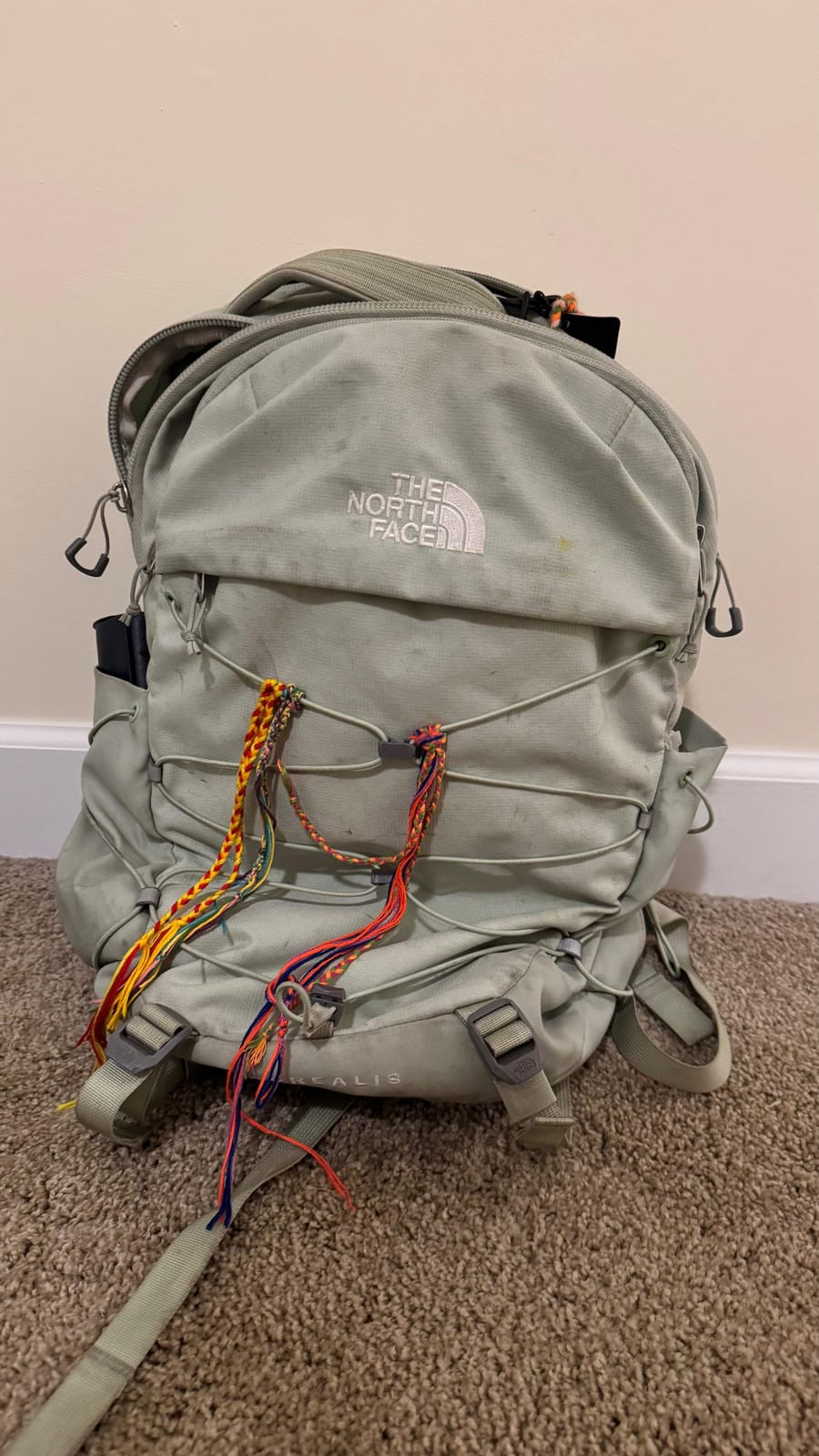 The North Face Borealis Commuter Laptop Backpack, Granite Gy/Dust Org, OSFA | Water Repellent, Laptop Sleeve, Large Main Compartment customer photo 1