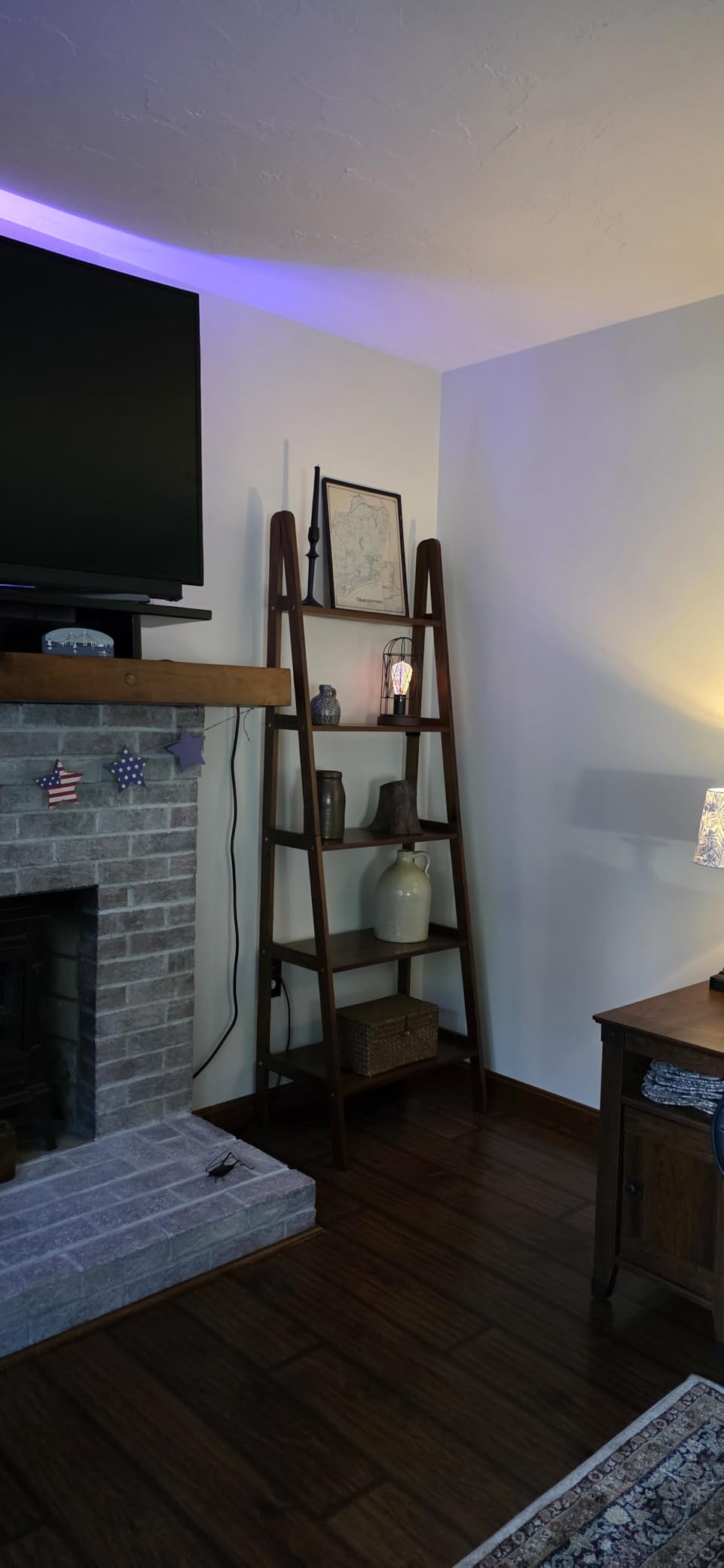 Casual Home 100% Solid Wood 5-Shelf Ladder Bookcase, Standard, 72
