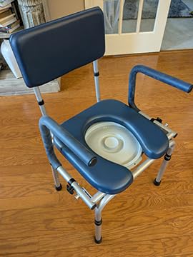 M73 Drop Arm Bedside Commodes for Seniors, Potty Chair for Adults customer photo 2