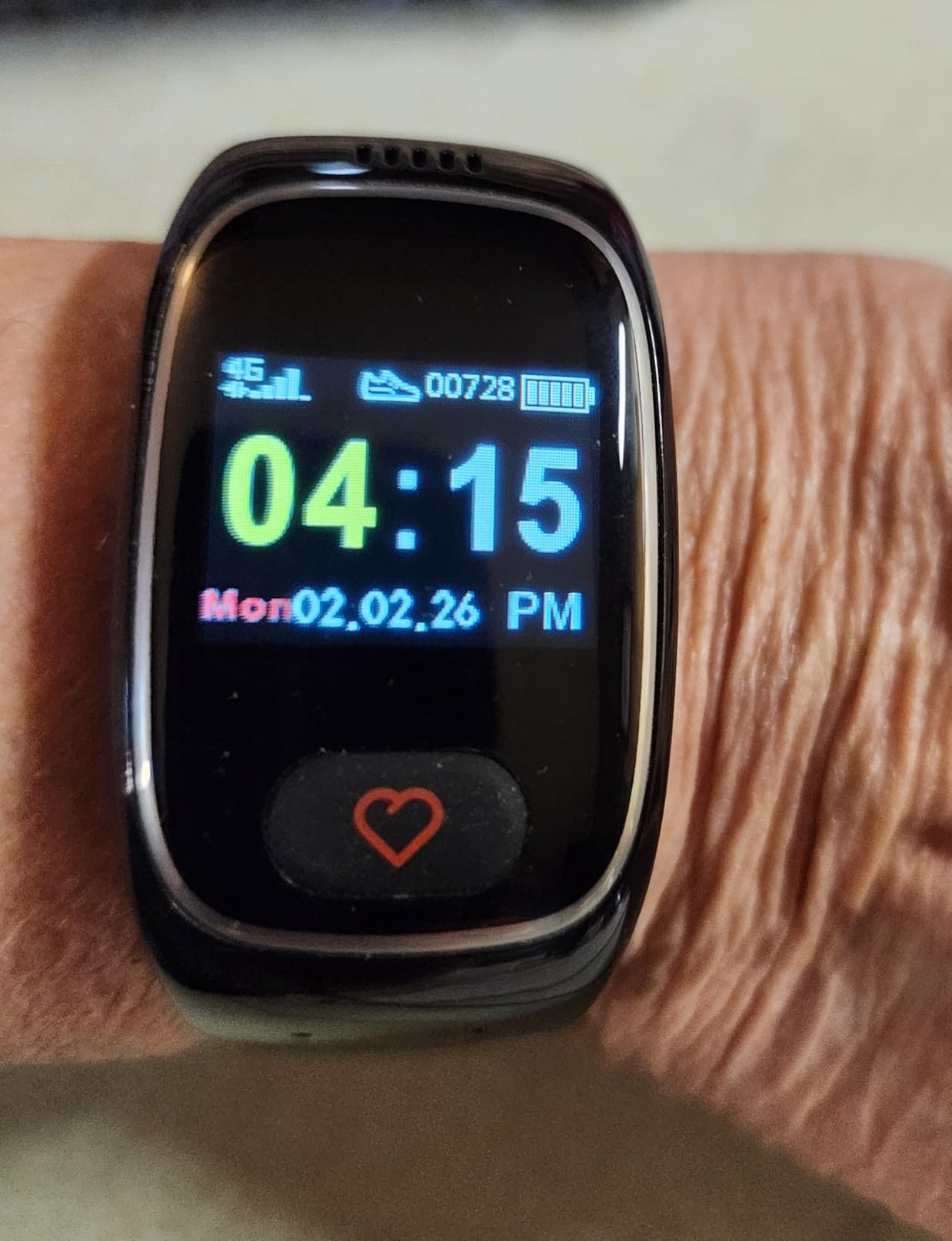Seculife Medical Alert Smartband for Seniors - Alerts Go Direct to Family, No Call Center | Auto Fall Detection, GPS Tracking, Heart Rate Monitor, 2-Way Calling, SOS Button, Waterproof Wearable customer photo 1
