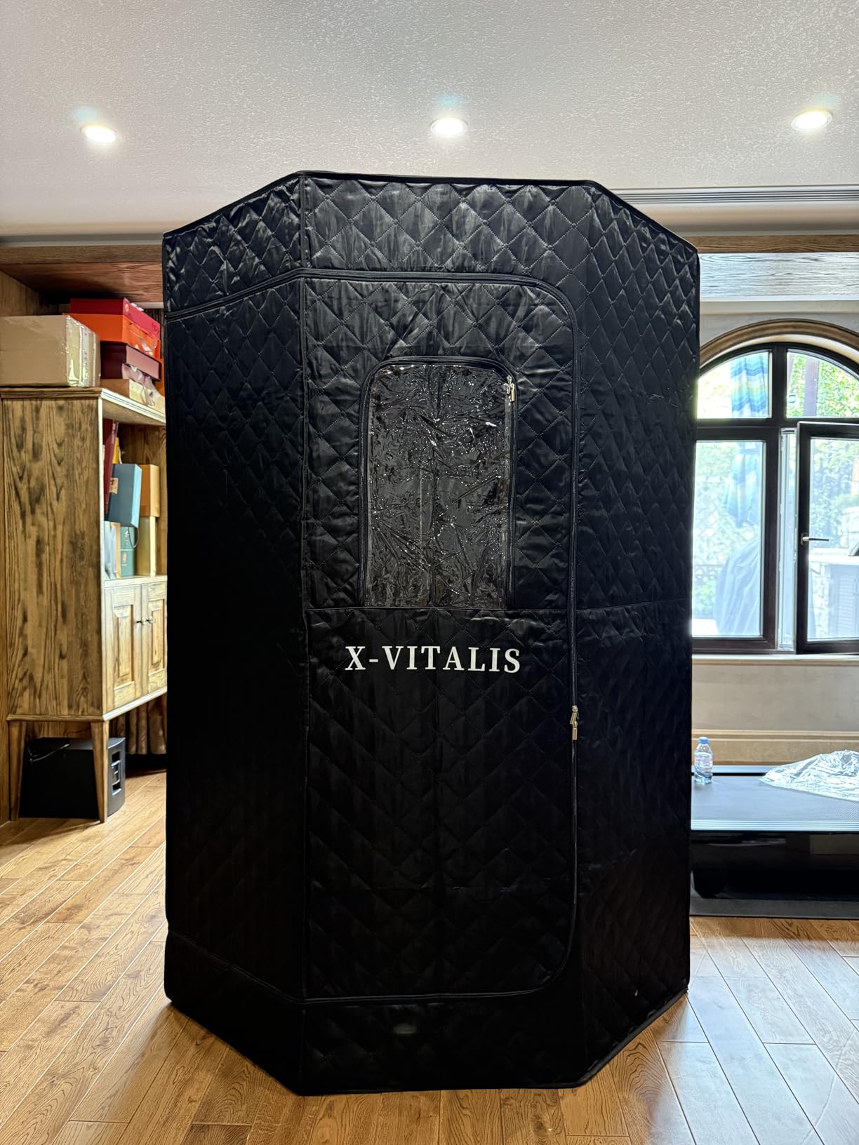 Portable Steam Sauna Tent for Home 3L Infrared Sauna for Indoor, Outdoor, Gym, Spa customer photo 2