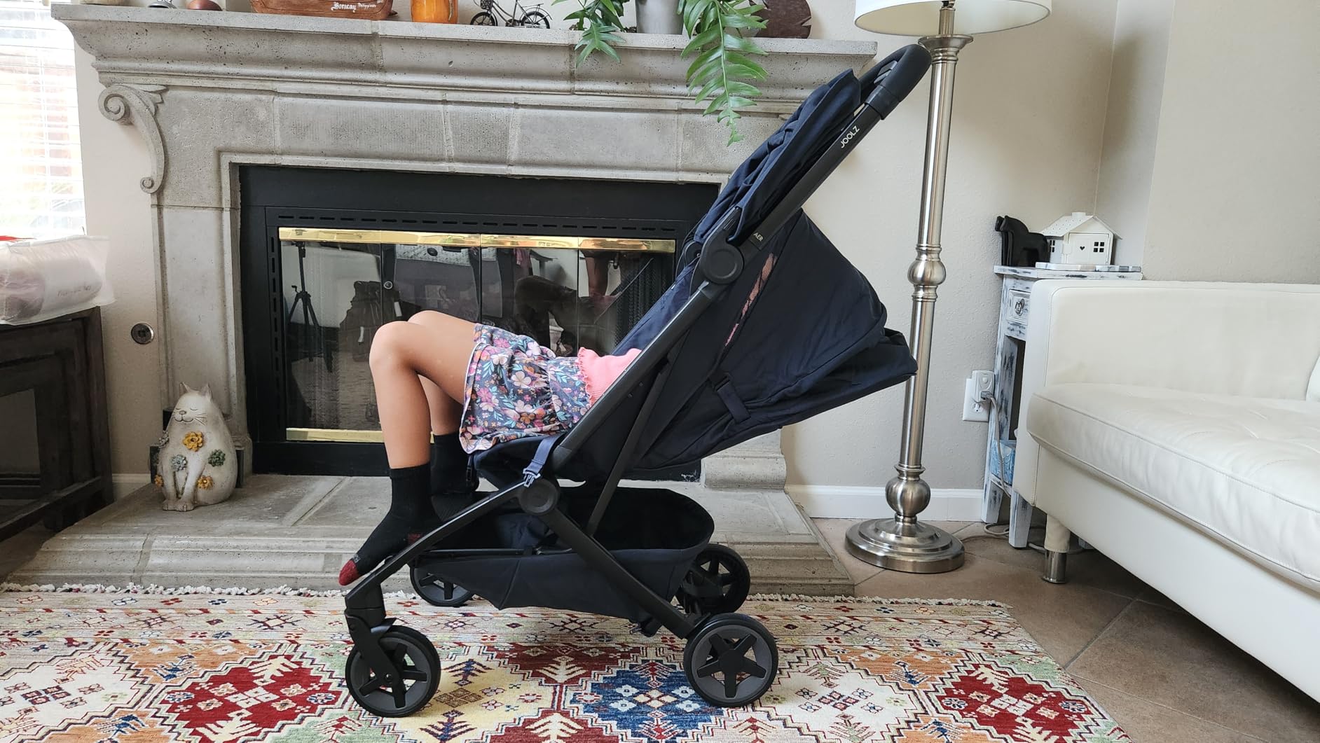 Joolz Aer2 Lightweight Travel Stroller for Baby & Toddler – One-Hand Fold, Compact Carry-On Airplane Approved, Reclining Seat, UPF 50+ Canopy, Travel Pouch, Baby Net – Forest Green customer photo 1